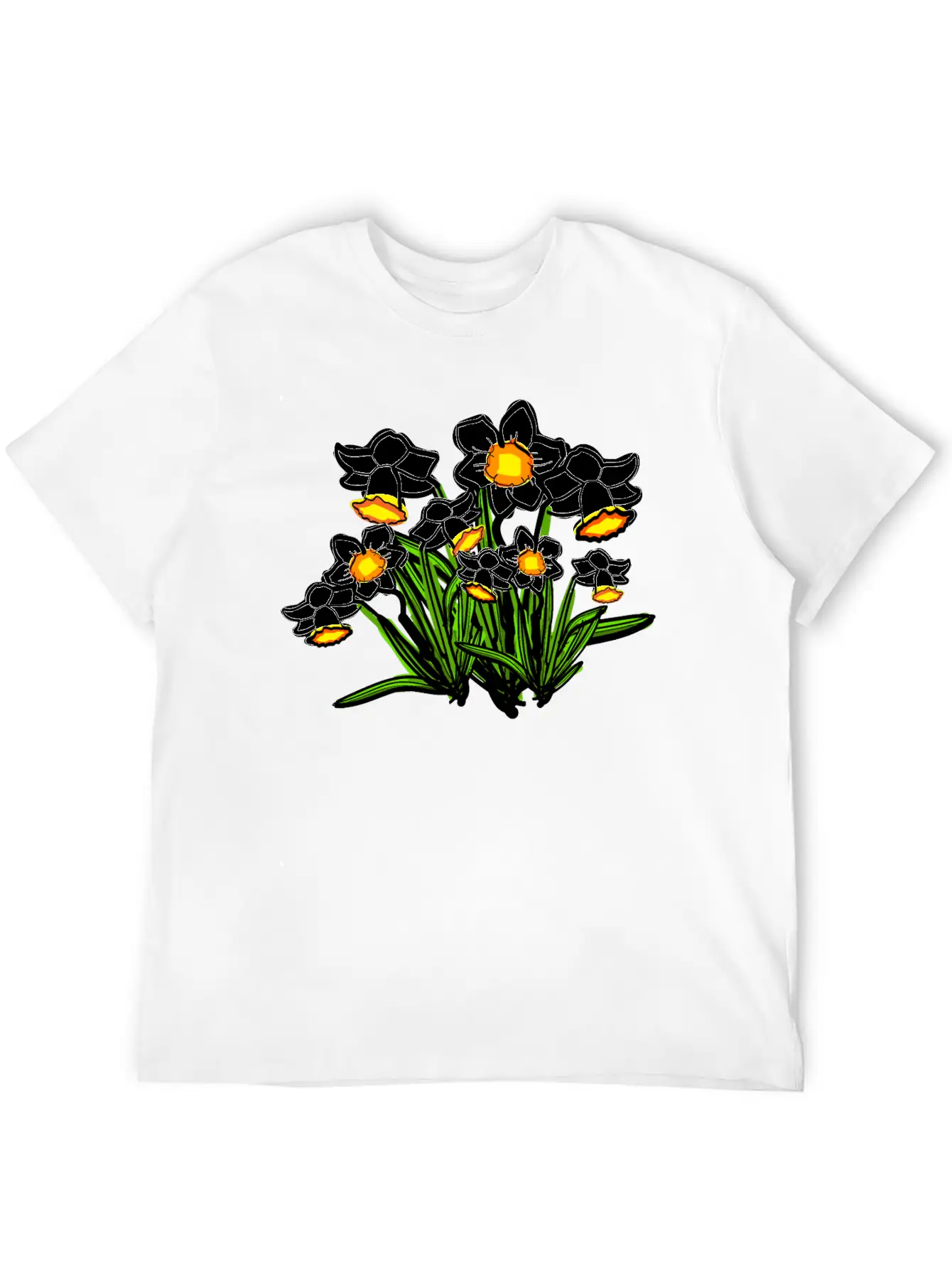 December Birth Flower Narcissus Timeless Short Sleeve Tee – Comfy And Minimalist Design