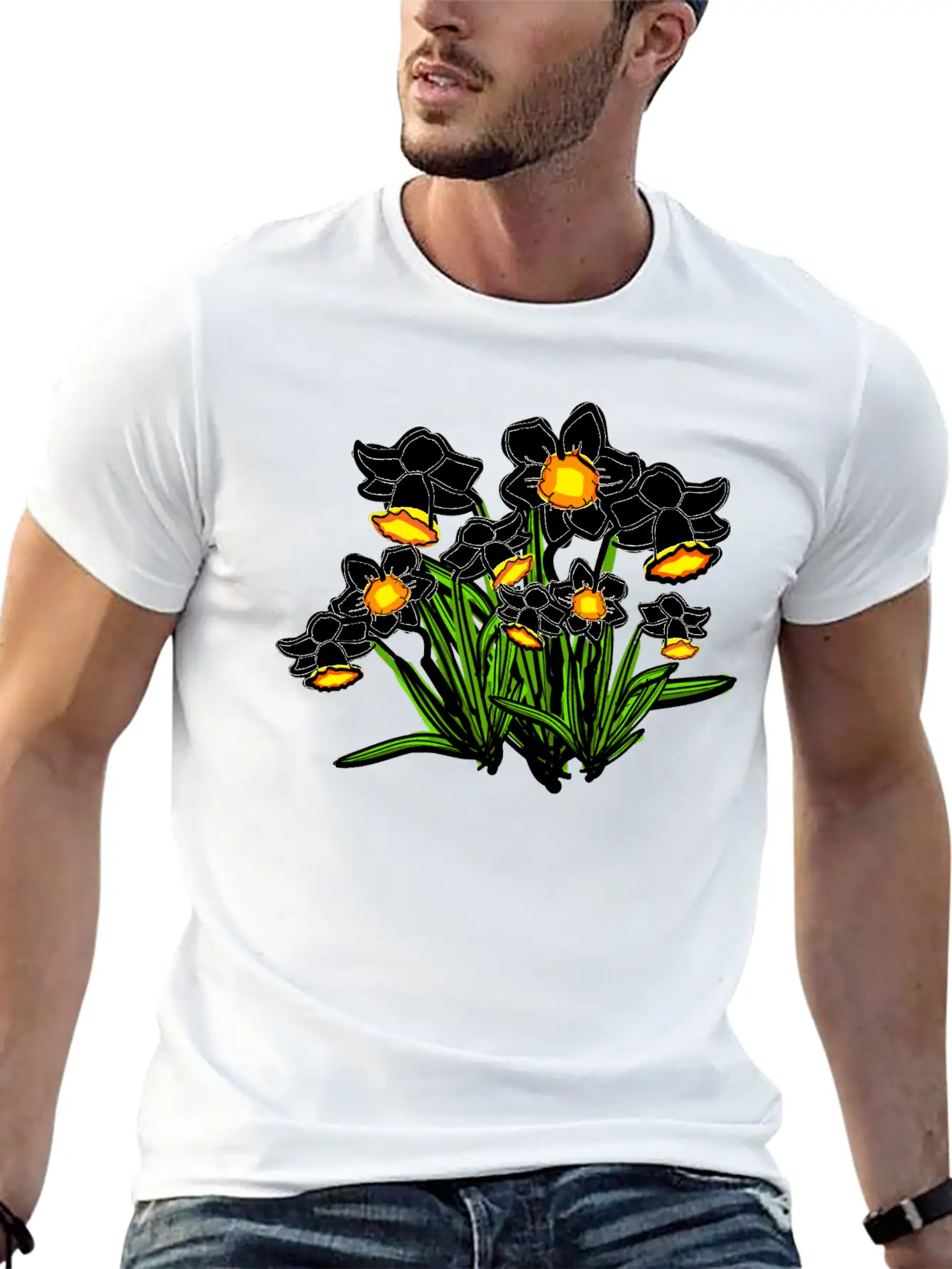 December Birth Flower Narcissus Timeless Short Sleeve Tee – Comfy And Minimalist Design