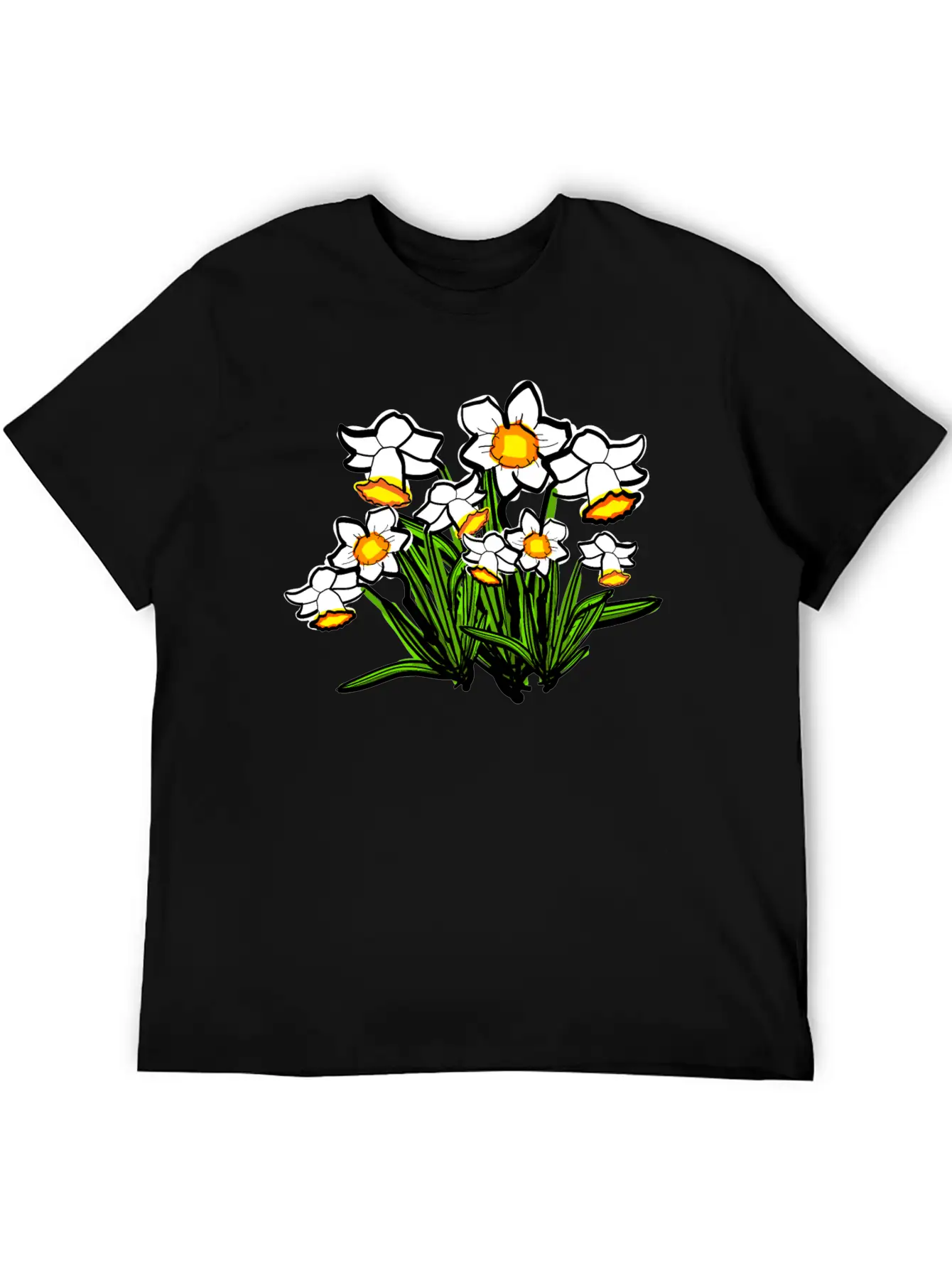 December Birth Flower Narcissus Timeless Short Sleeve Tee – Comfy And Minimalist Design