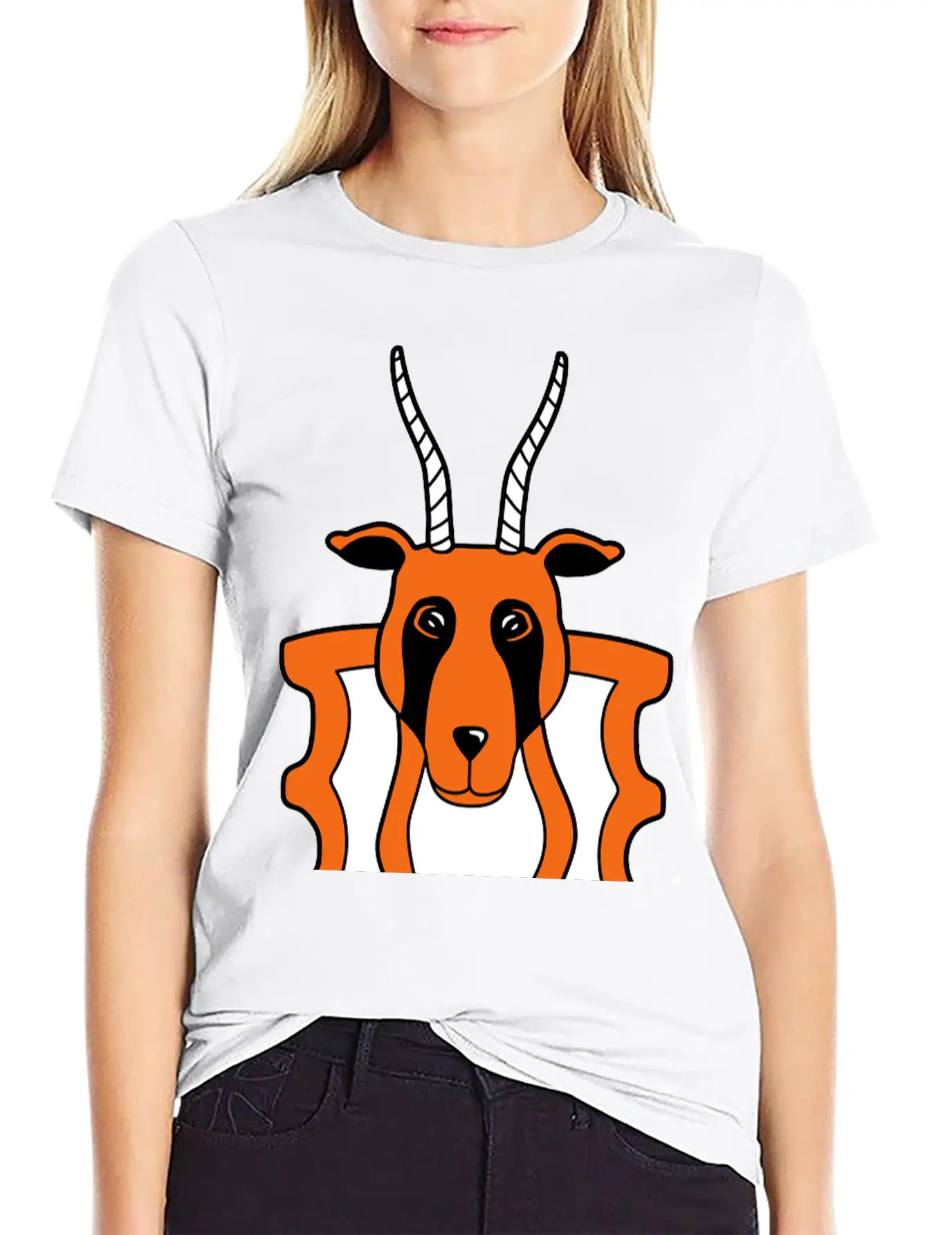 Decoration Antelope Wall Trophy Stylish Everyday T-Shirt – Unisex Basic Cotton Tee