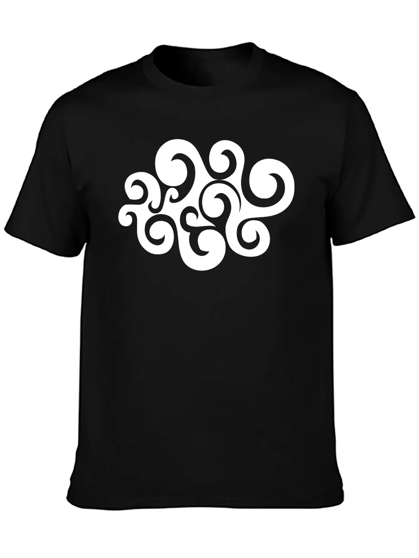 Decorative Cloud Unisex Short Sleeve Soft Cotton T-Shirt – Casual Everyday Wear