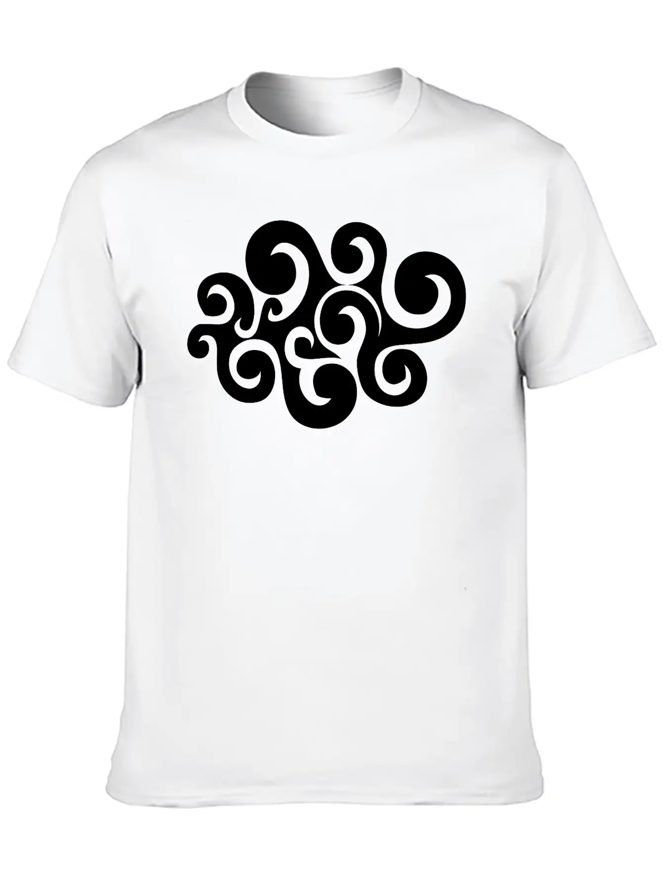Decorative Cloud Unisex Short Sleeve Soft Cotton T-Shirt – Casual Everyday Wear