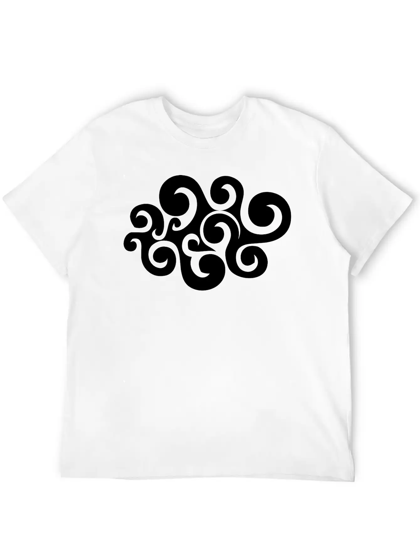 Decorative Cloud Unisex Short Sleeve Soft Cotton T-Shirt – Casual Everyday Wear