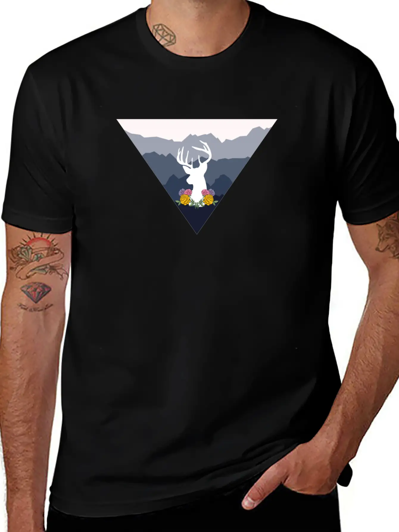 Deer Basic Graphic T-Shirt – Daily Comfort In Soft Cotton
