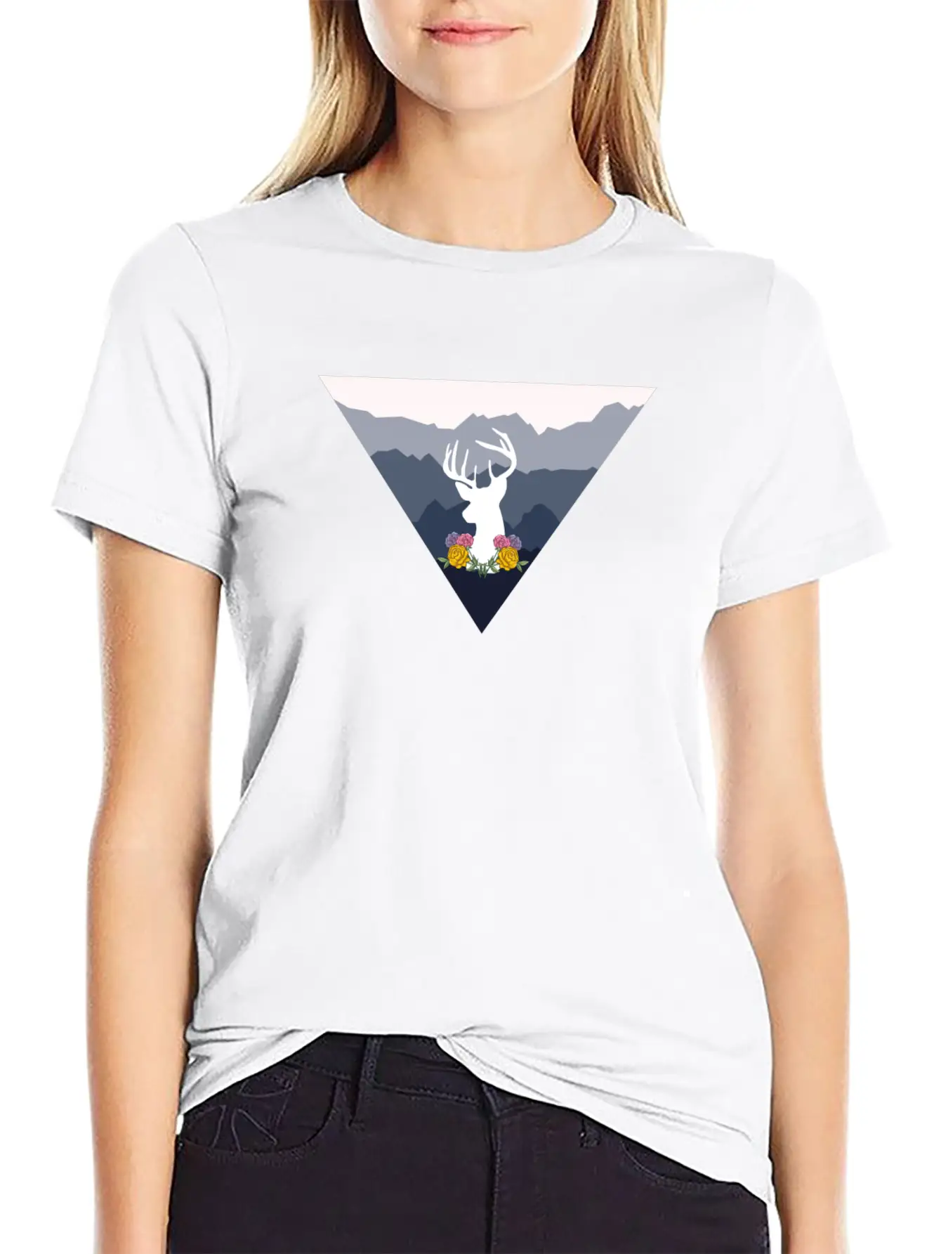 Deer Basic Graphic T-Shirt – Daily Comfort In Soft Cotton