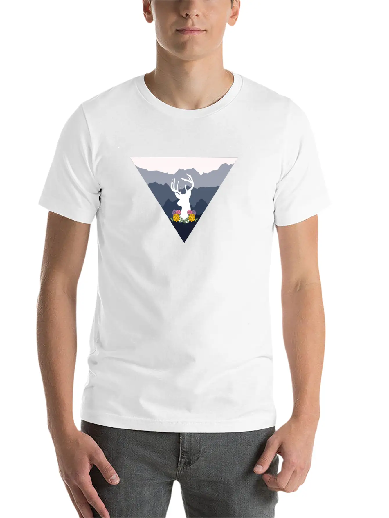 Deer Basic Graphic T-Shirt – Daily Comfort In Soft Cotton