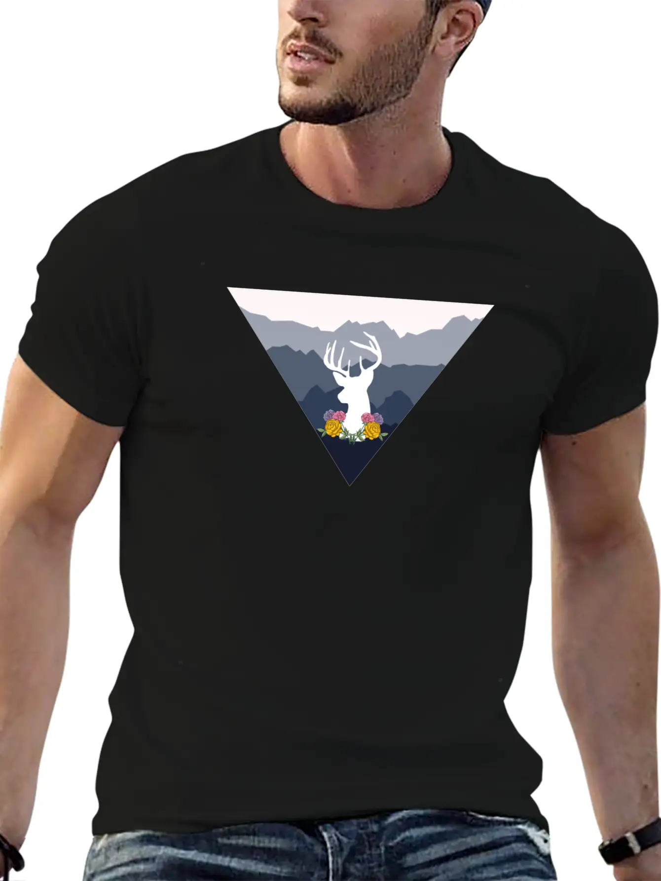 Deer Basic Graphic T-Shirt – Daily Comfort In Soft Cotton