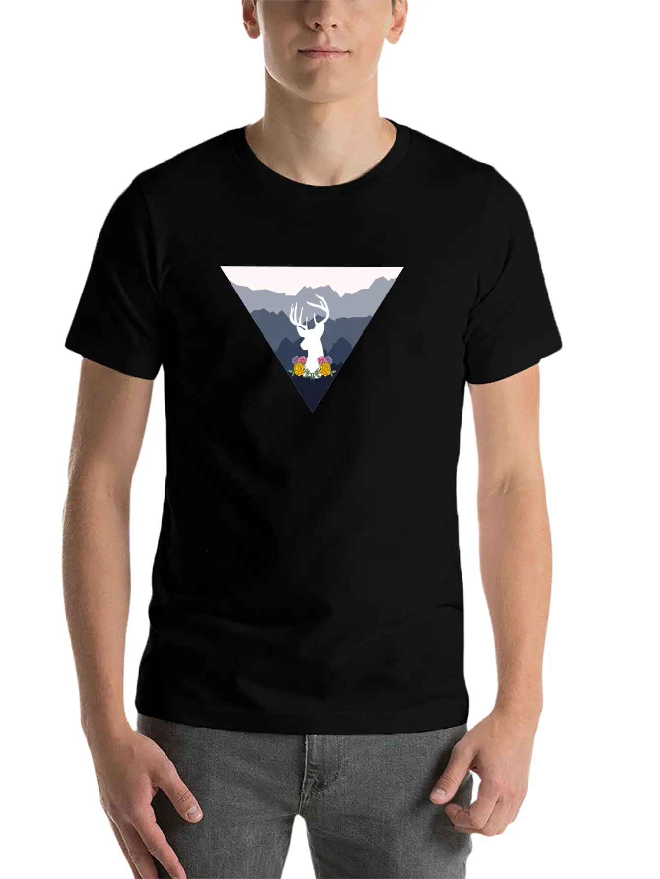 Deer Basic Graphic T-Shirt – Daily Comfort In Soft Cotton