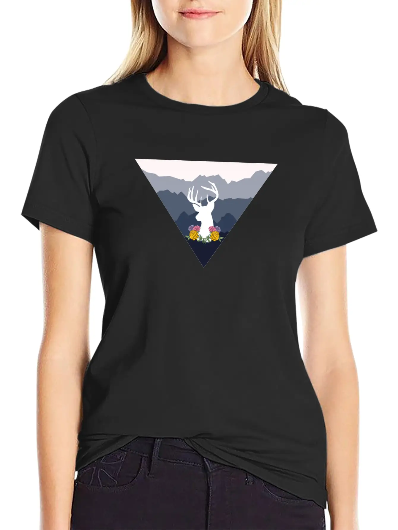 Deer Basic Graphic T-Shirt – Daily Comfort In Soft Cotton