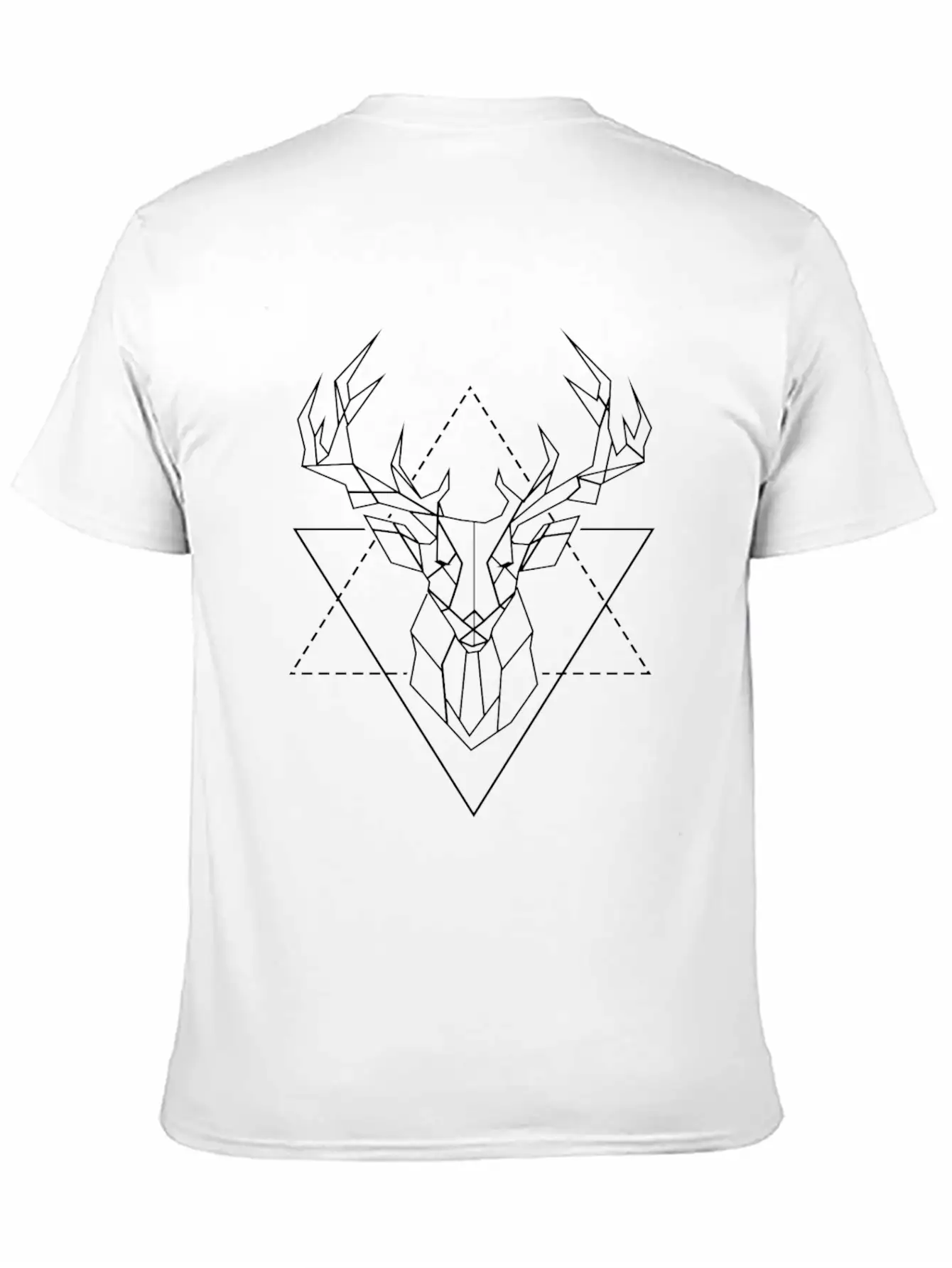 Deer Geometric 2 Stylish Everyday T-Shirt – Unisex Basic Cotton Tee