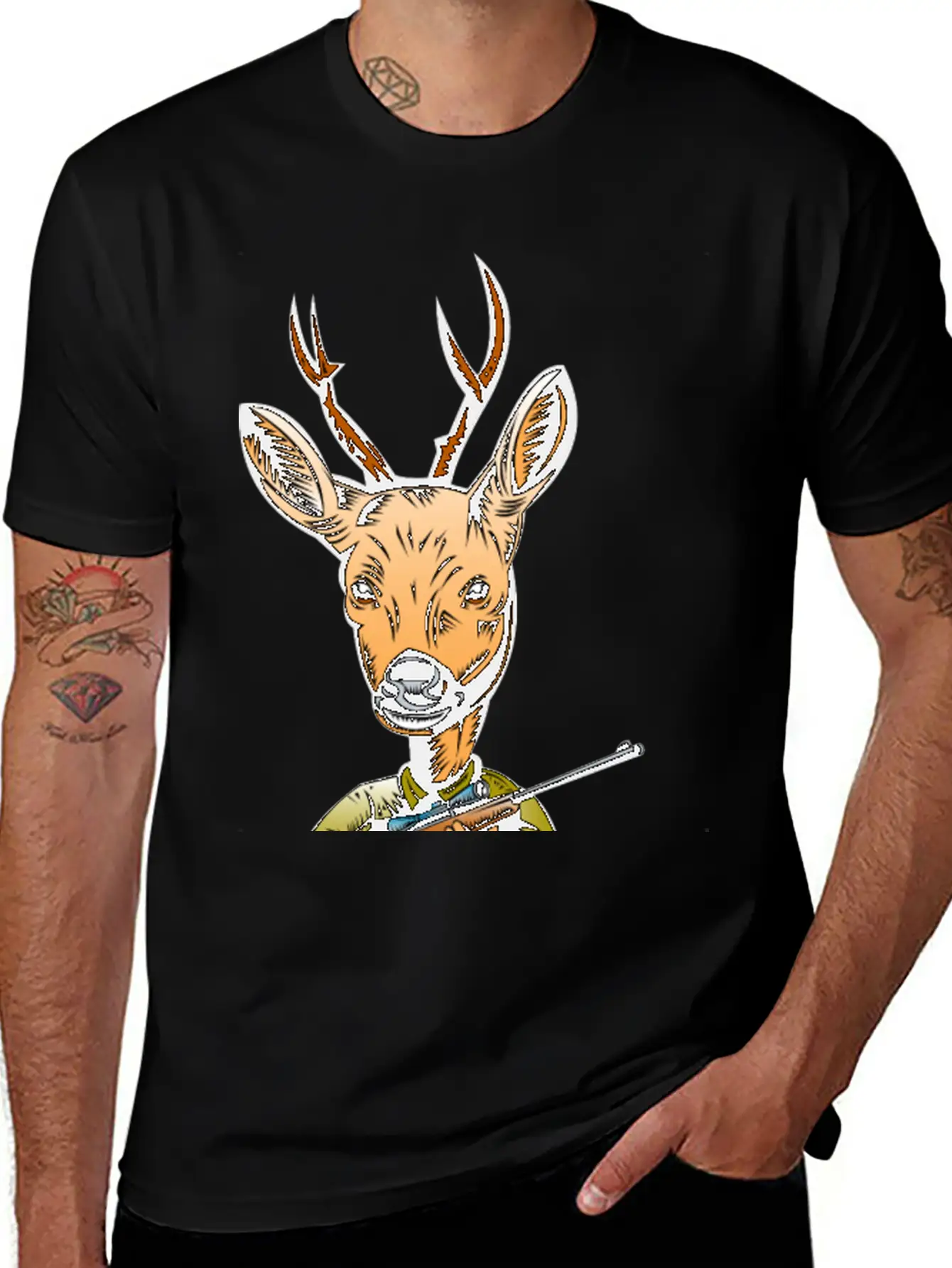 Deer Hunter Timeless Short Sleeve Tee – Comfy And Minimalist Design