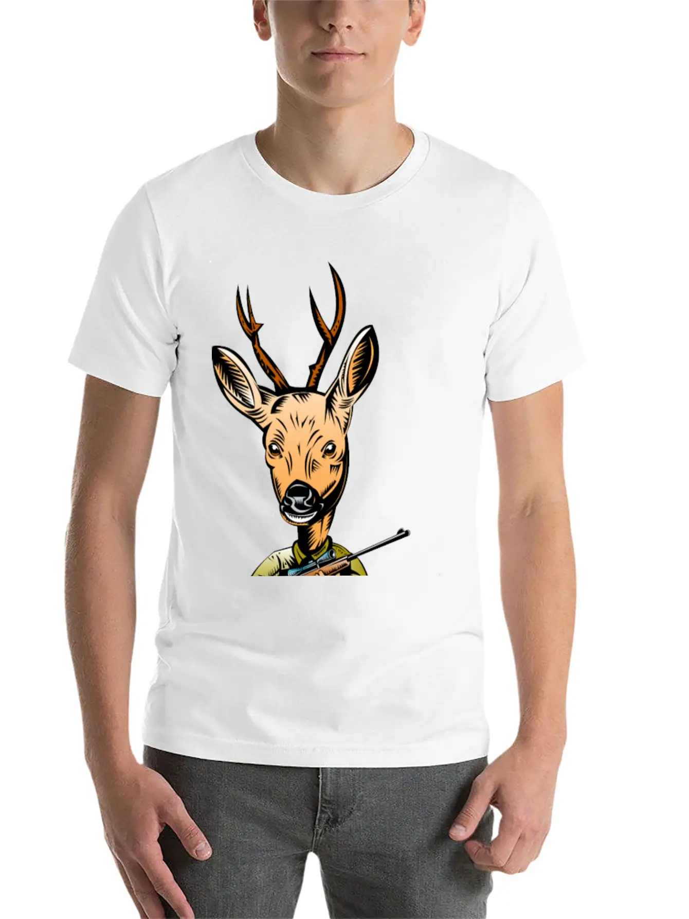 Deer Hunter Timeless Short Sleeve Tee – Comfy And Minimalist Design