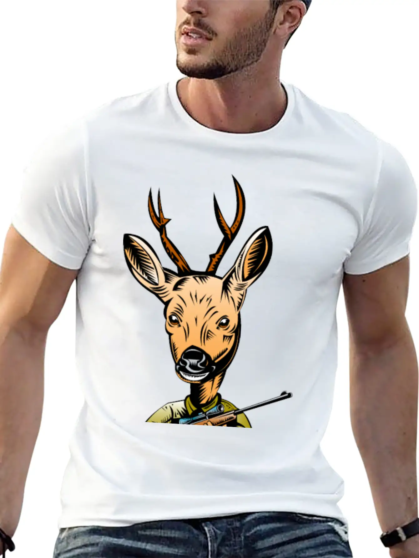 Deer Hunter Timeless Short Sleeve Tee – Comfy And Minimalist Design