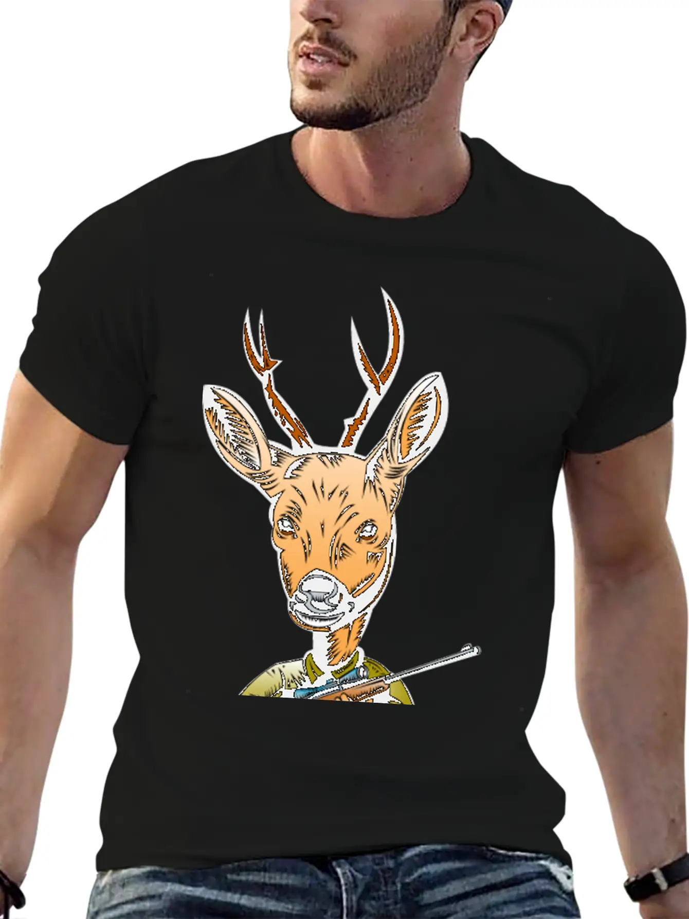 Deer Hunter Timeless Short Sleeve Tee – Comfy And Minimalist Design