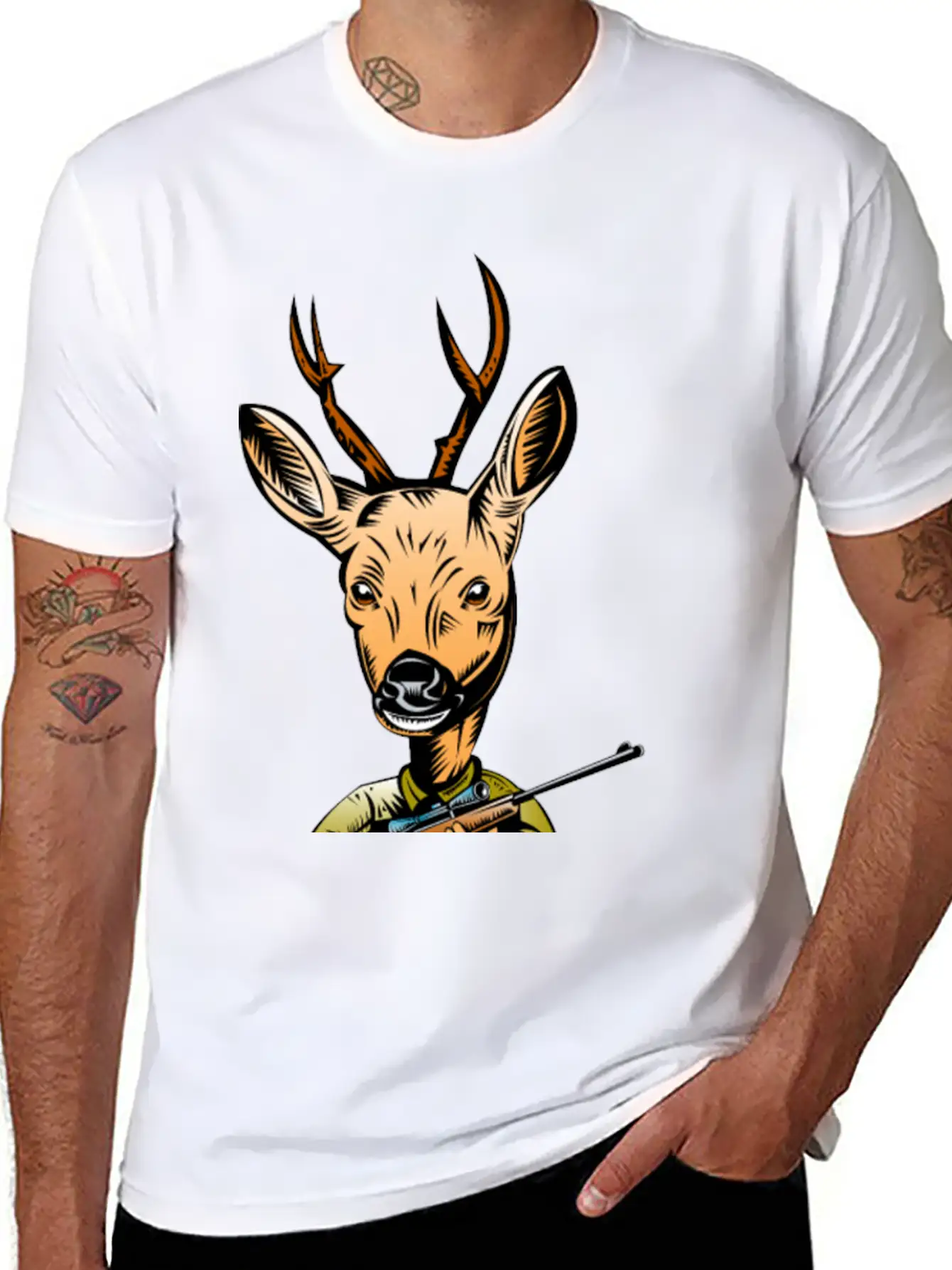 Deer Hunter Timeless Short Sleeve Tee – Comfy And Minimalist Design