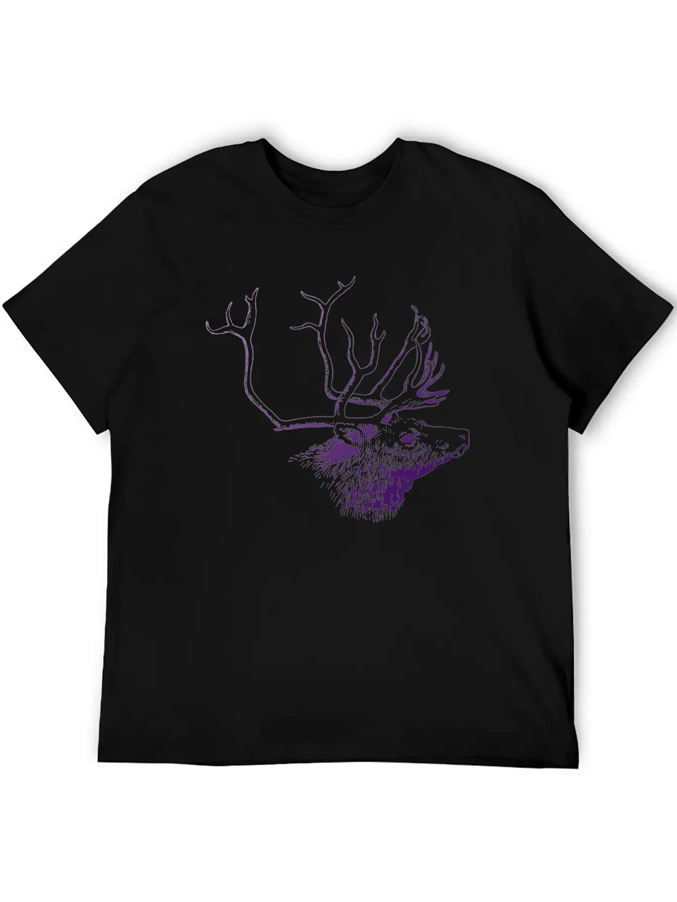 Deer Unisex Short Sleeve Soft Cotton T-Shirt – Casual Everyday Wear