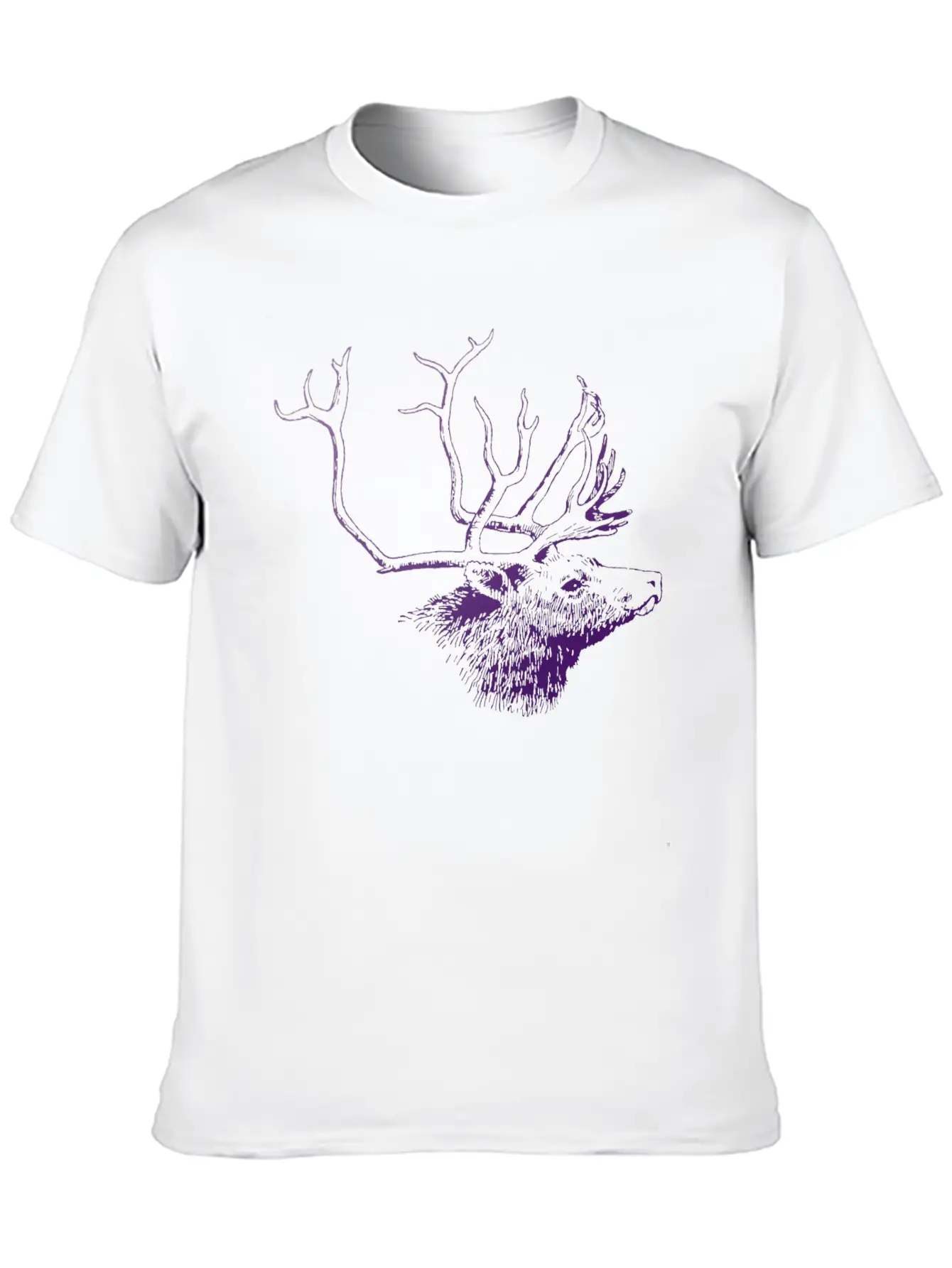 Deer Unisex Short Sleeve Soft Cotton T-Shirt – Casual Everyday Wear