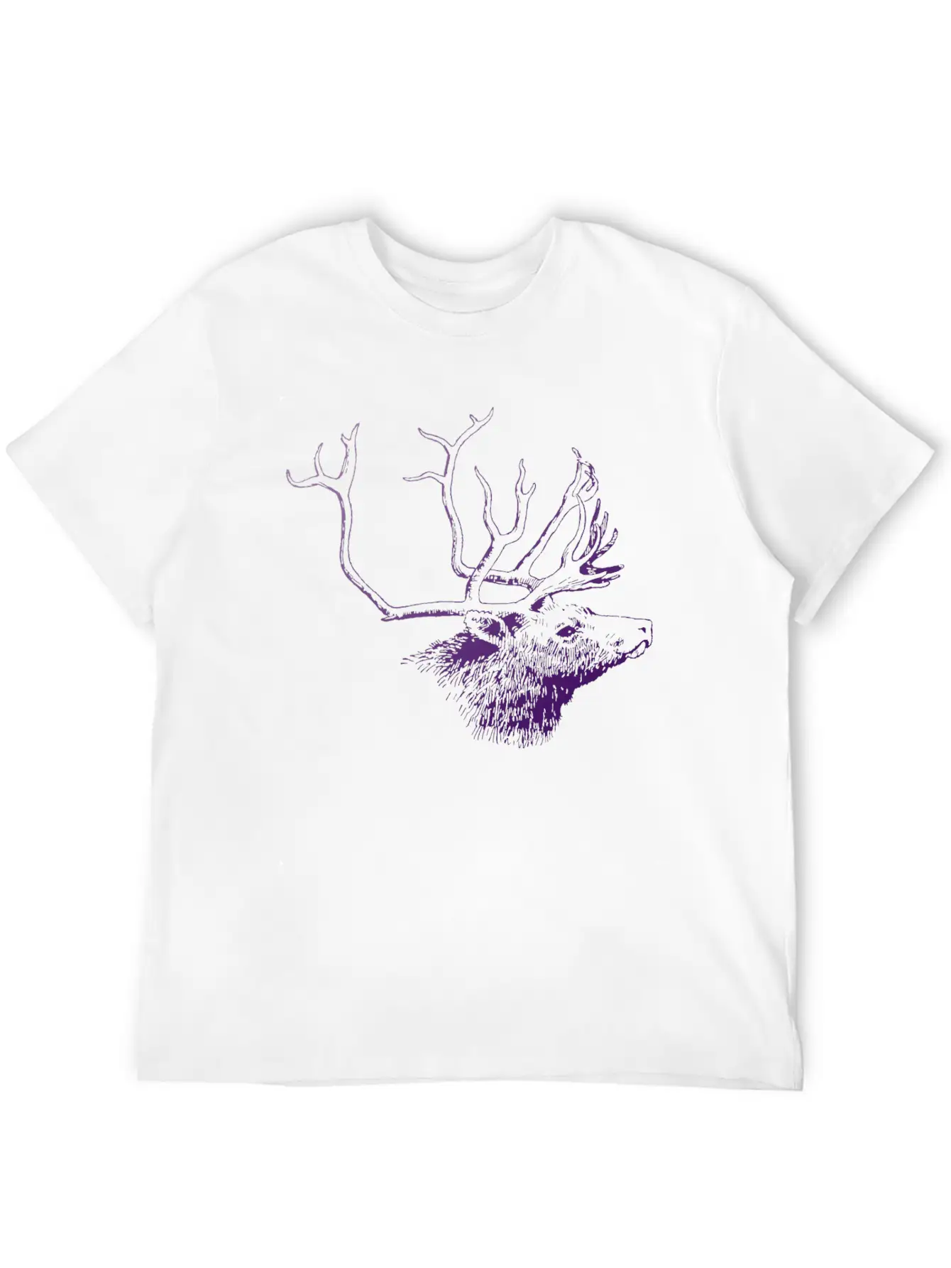 Deer Unisex Short Sleeve Soft Cotton T-Shirt – Casual Everyday Wear