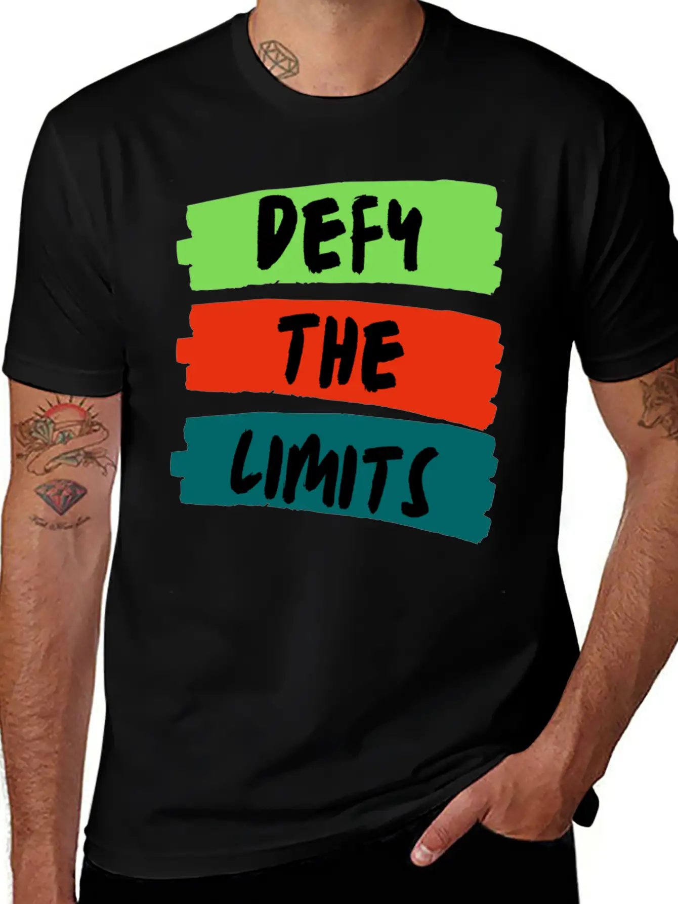 Defy The Limits Stylish Everyday T-Shirt – Unisex Basic Cotton Tee