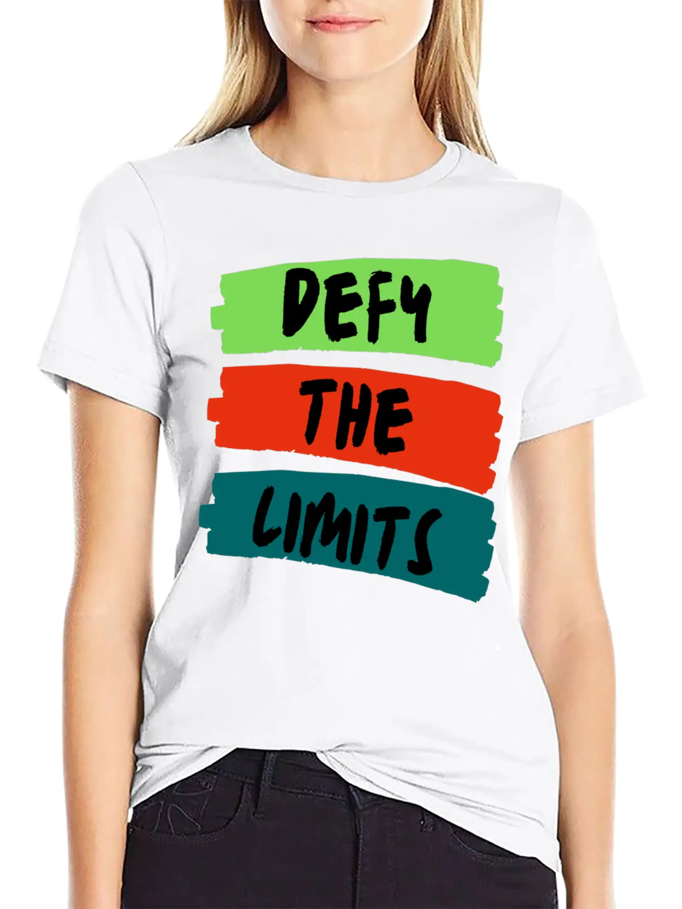 Defy The Limits Stylish Everyday T-Shirt – Unisex Basic Cotton Tee
