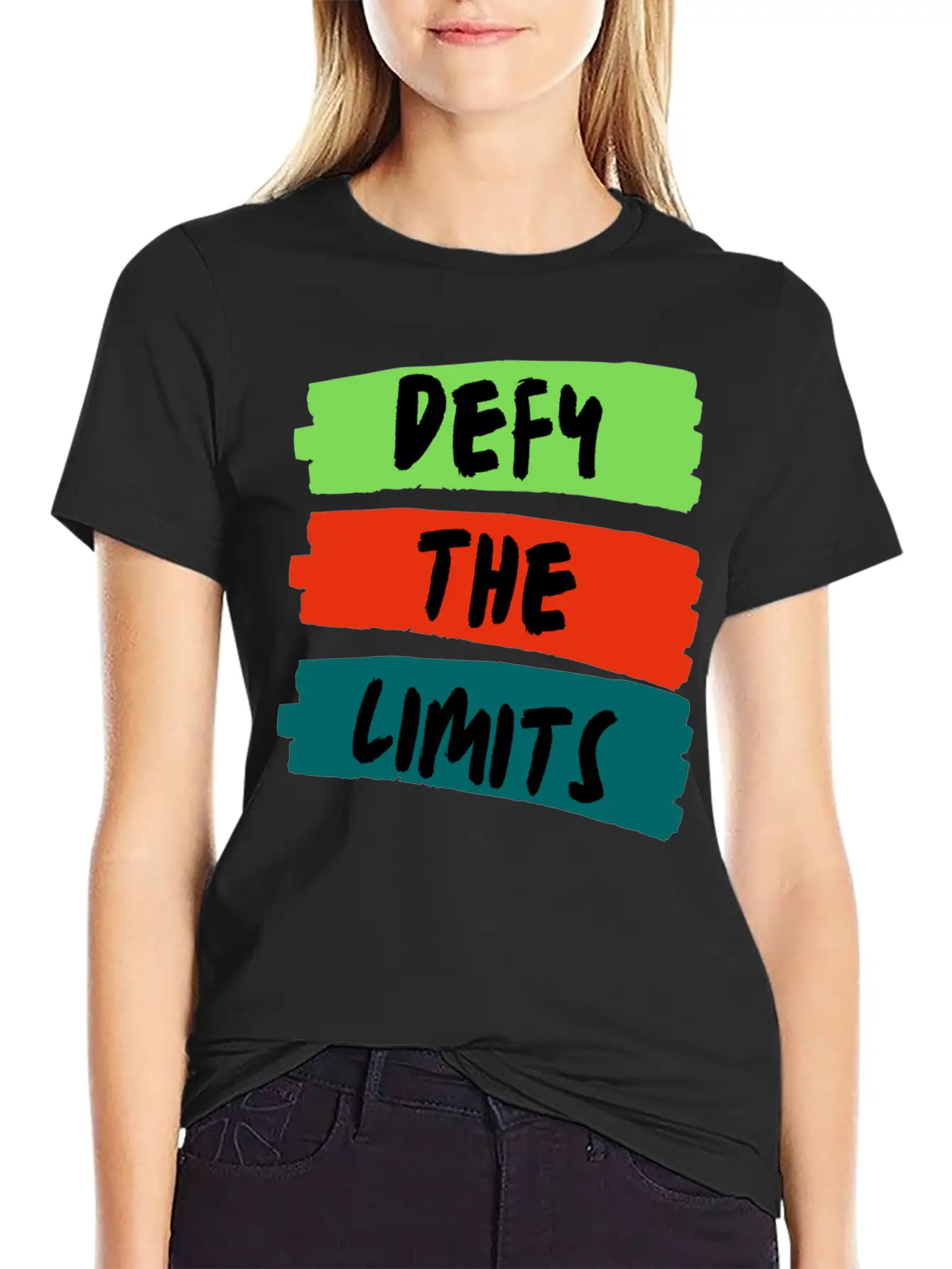 Defy The Limits Stylish Everyday T-Shirt – Unisex Basic Cotton Tee