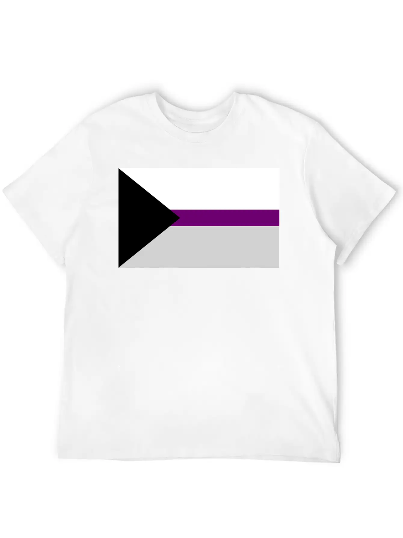 Demisexual Pride Flag Unisex Short Sleeve Soft Cotton T-Shirt – Casual Everyday Wear
