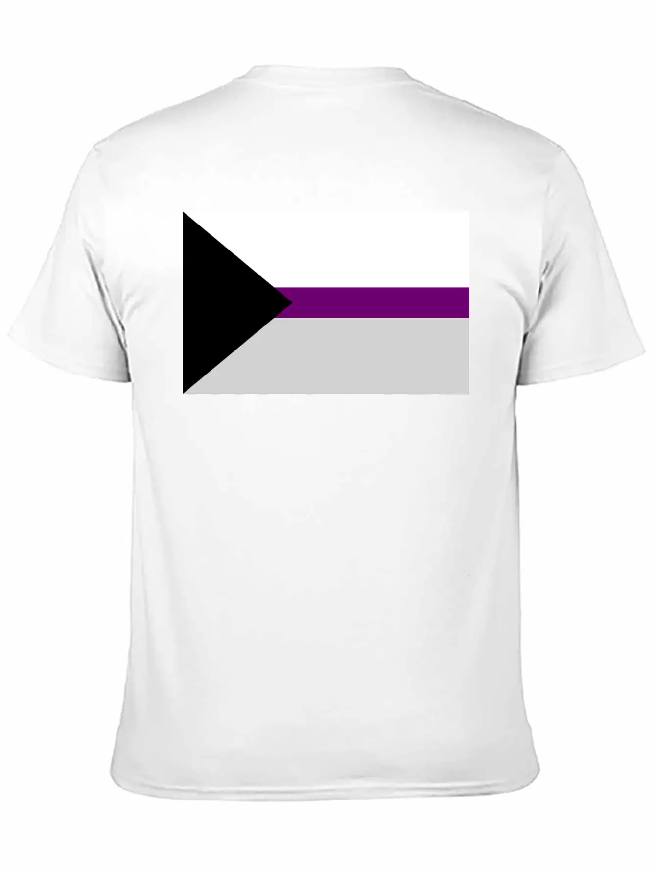 Demisexual Pride Flag Unisex Short Sleeve Soft Cotton T-Shirt – Casual Everyday Wear