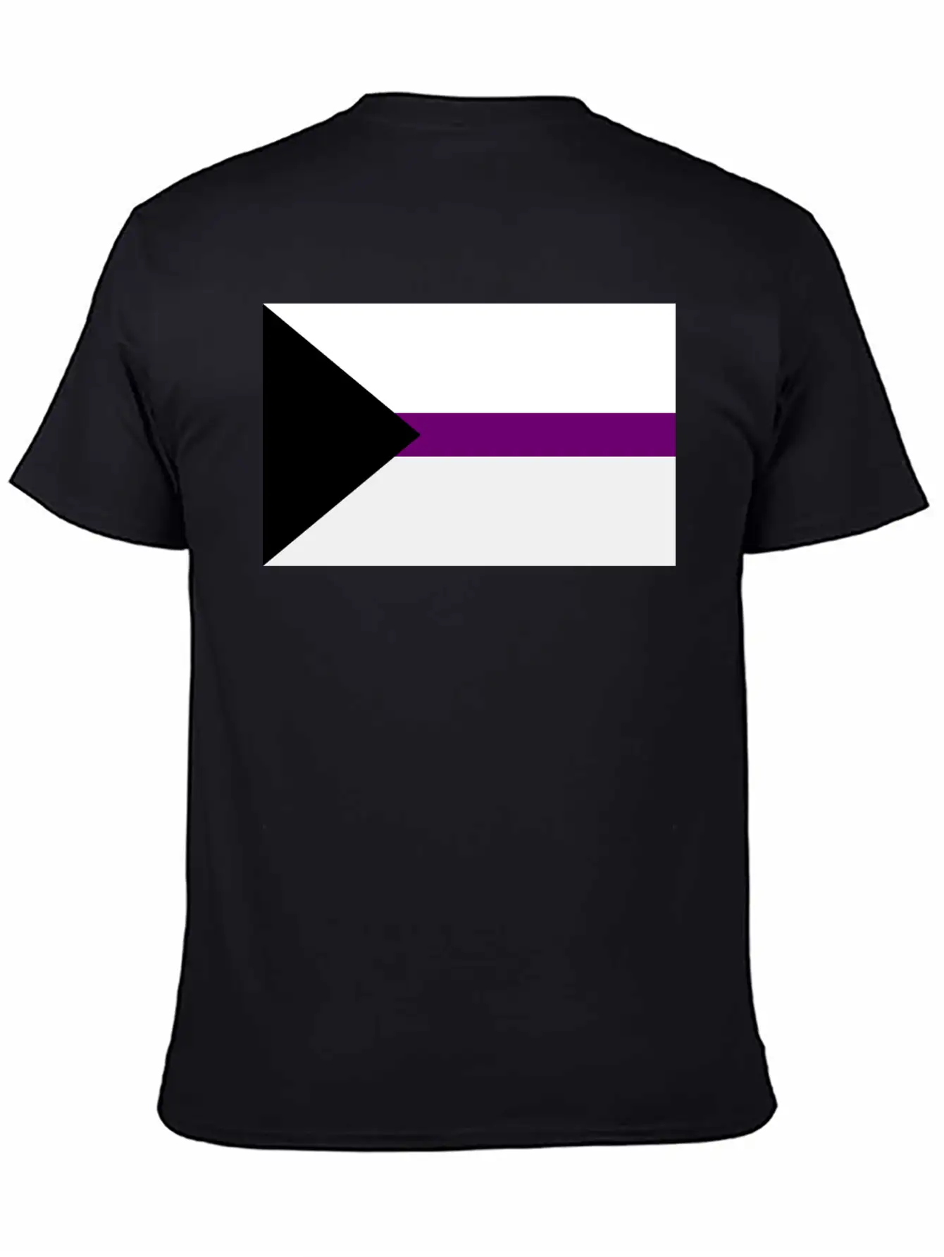 Demisexual Pride Flag Unisex Short Sleeve Soft Cotton T-Shirt – Casual Everyday Wear
