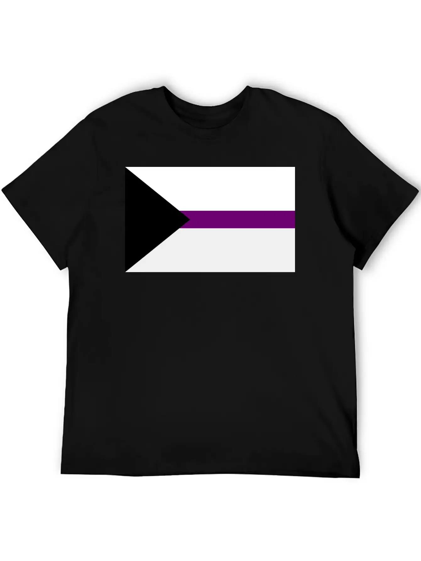 Demisexual Pride Flag Unisex Short Sleeve Soft Cotton T-Shirt – Casual Everyday Wear