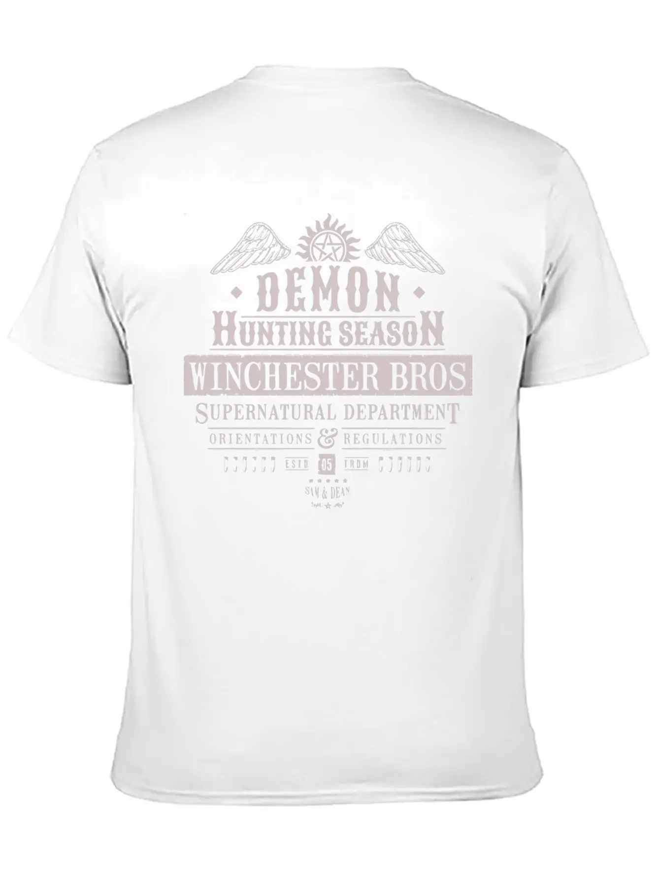 Demon Hunting Season Basic Graphic T-Shirt – Daily Comfort In Soft Cotton