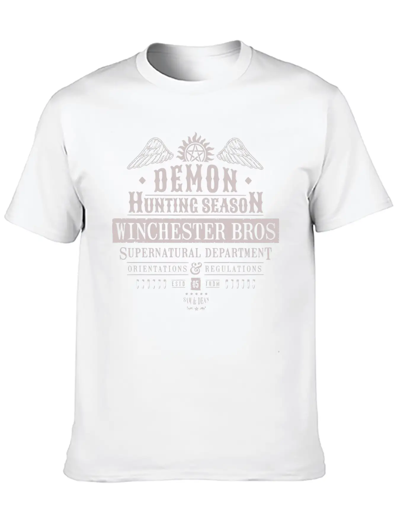 Demon Hunting Season Basic Graphic T-Shirt – Daily Comfort In Soft Cotton