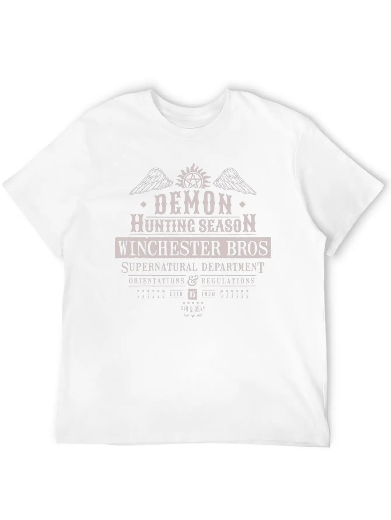 Demon Hunting Season Basic Graphic T-Shirt – Daily Comfort In Soft Cotton