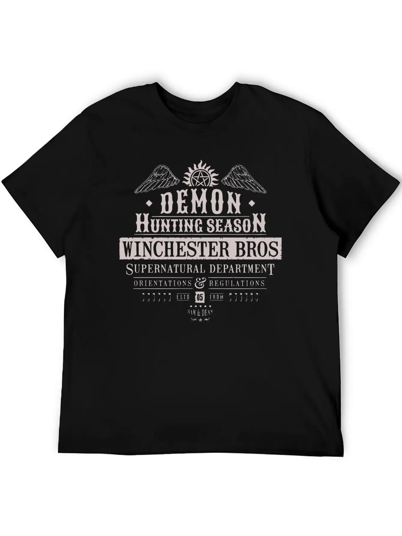 Demon Hunting Season Basic Graphic T-Shirt – Daily Comfort In Soft Cotton