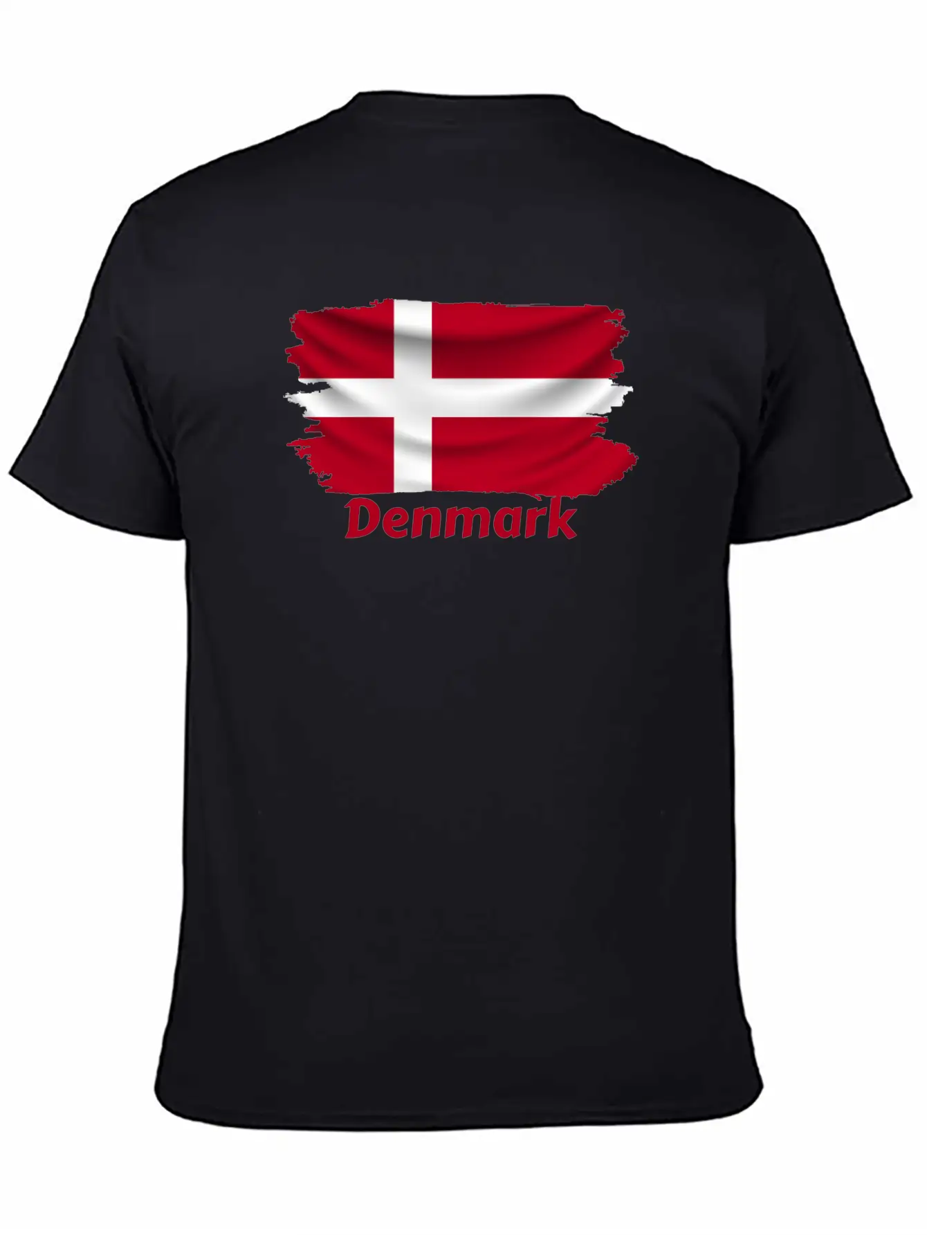 Denmark Flag Stylish Everyday T-Shirt – Unisex Basic Cotton Tee