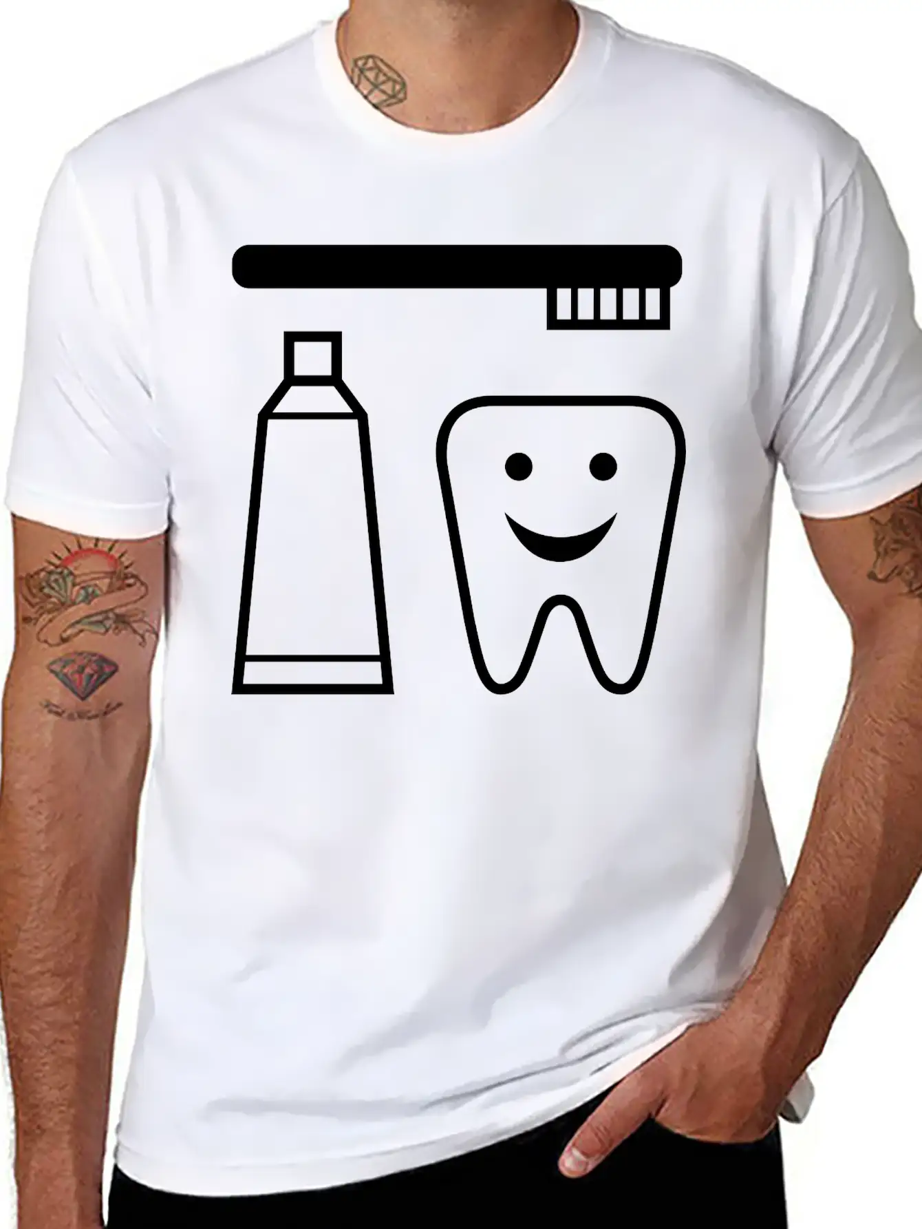 Dental Hygiene Unisex Casual T-Shirt – Clean Design For Daily Comfort
