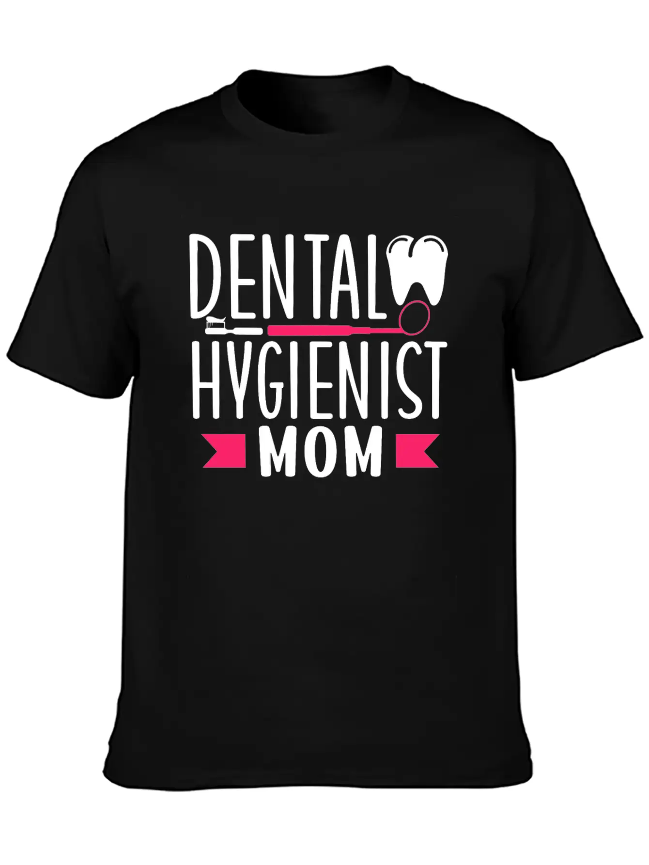 Dental Hygienist Mom Hygiene Dentist Clinic Team Stylish Everyday T-Shirt – Unisex Basic Cotton Tee