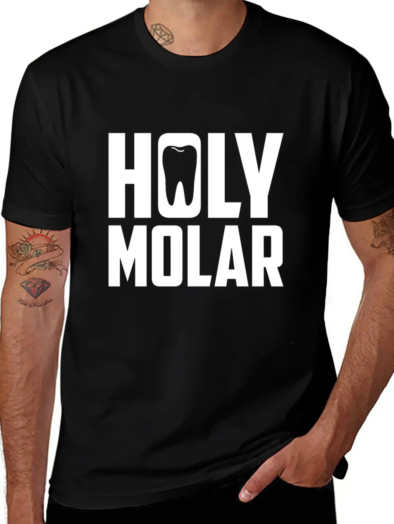 Dental Lab Tech Holy Molar Tooth Dentist Crown Essential Unisex Summer Tee – Soft Cotton Casual Fit