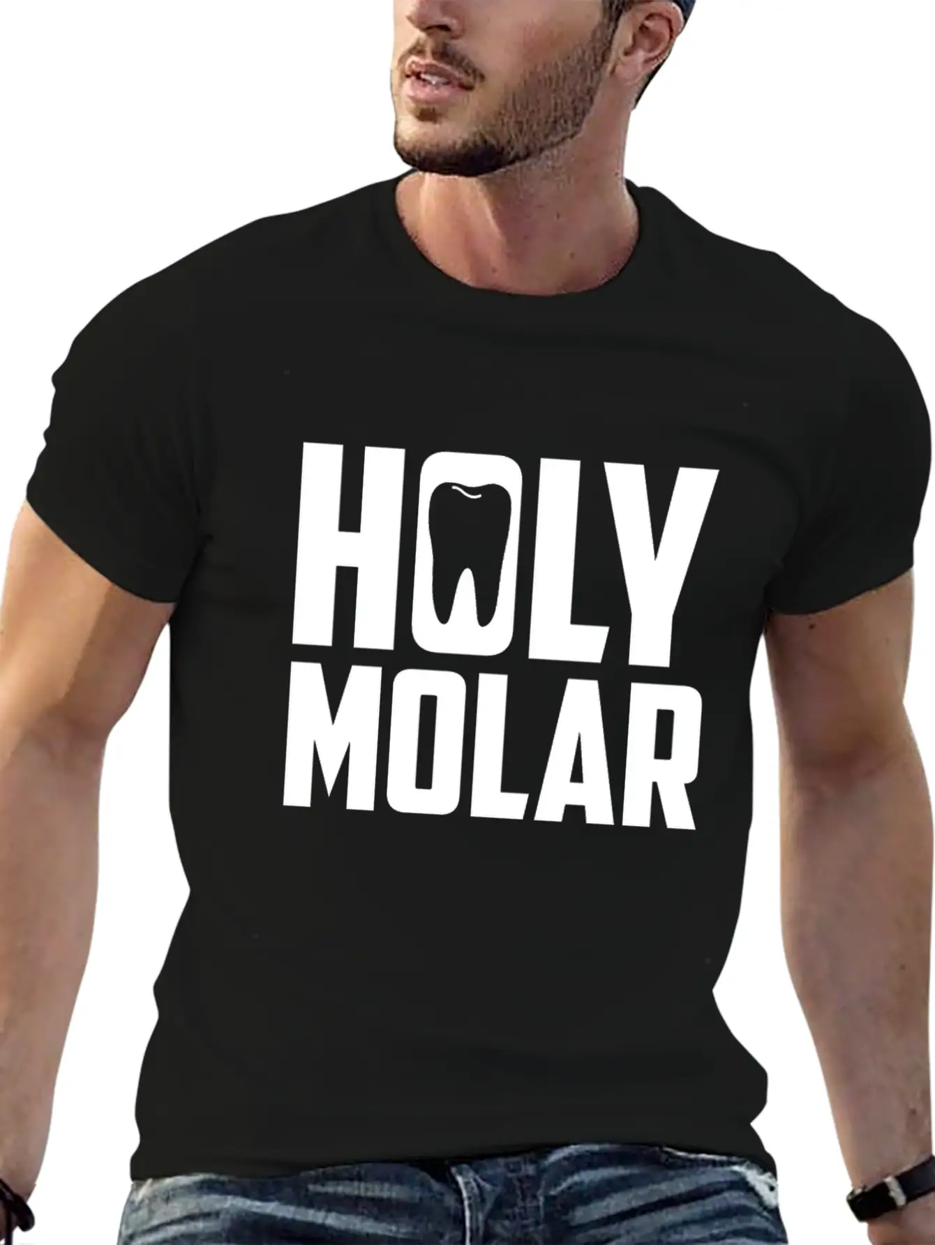 Dental Lab Tech Holy Molar Tooth Dentist Crown Essential Unisex Summer Tee – Soft Cotton Casual Fit