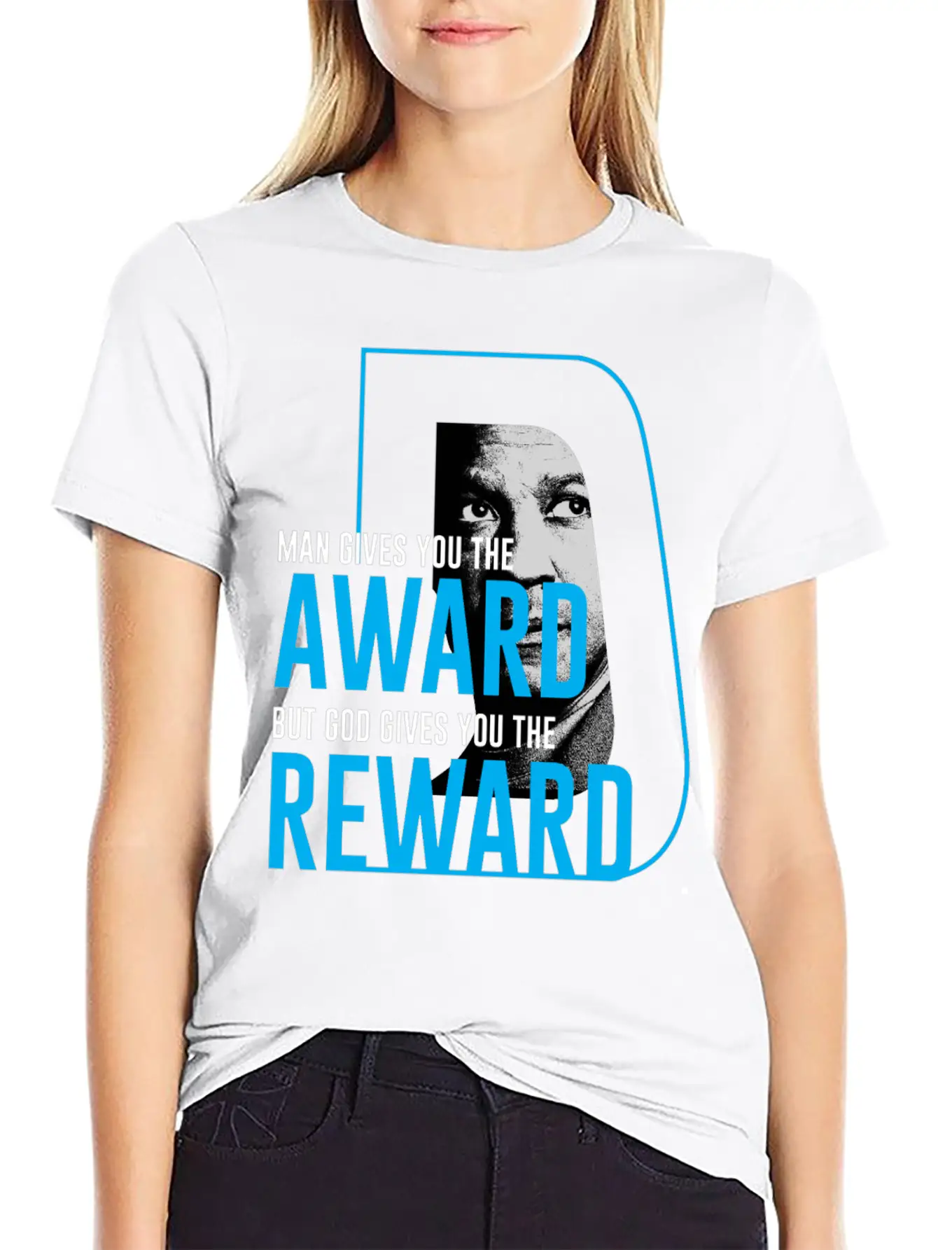 DENZEL Washington Best Quote Stylish Everyday T-Shirt – Unisex Basic Cotton Tee