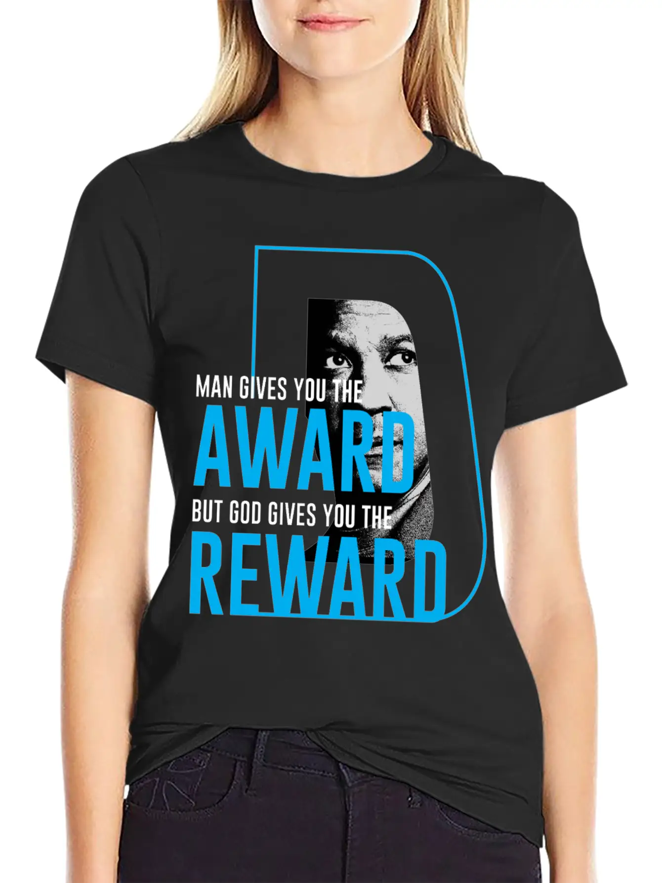 DENZEL Washington Best Quote Stylish Everyday T-Shirt – Unisex Basic Cotton Tee
