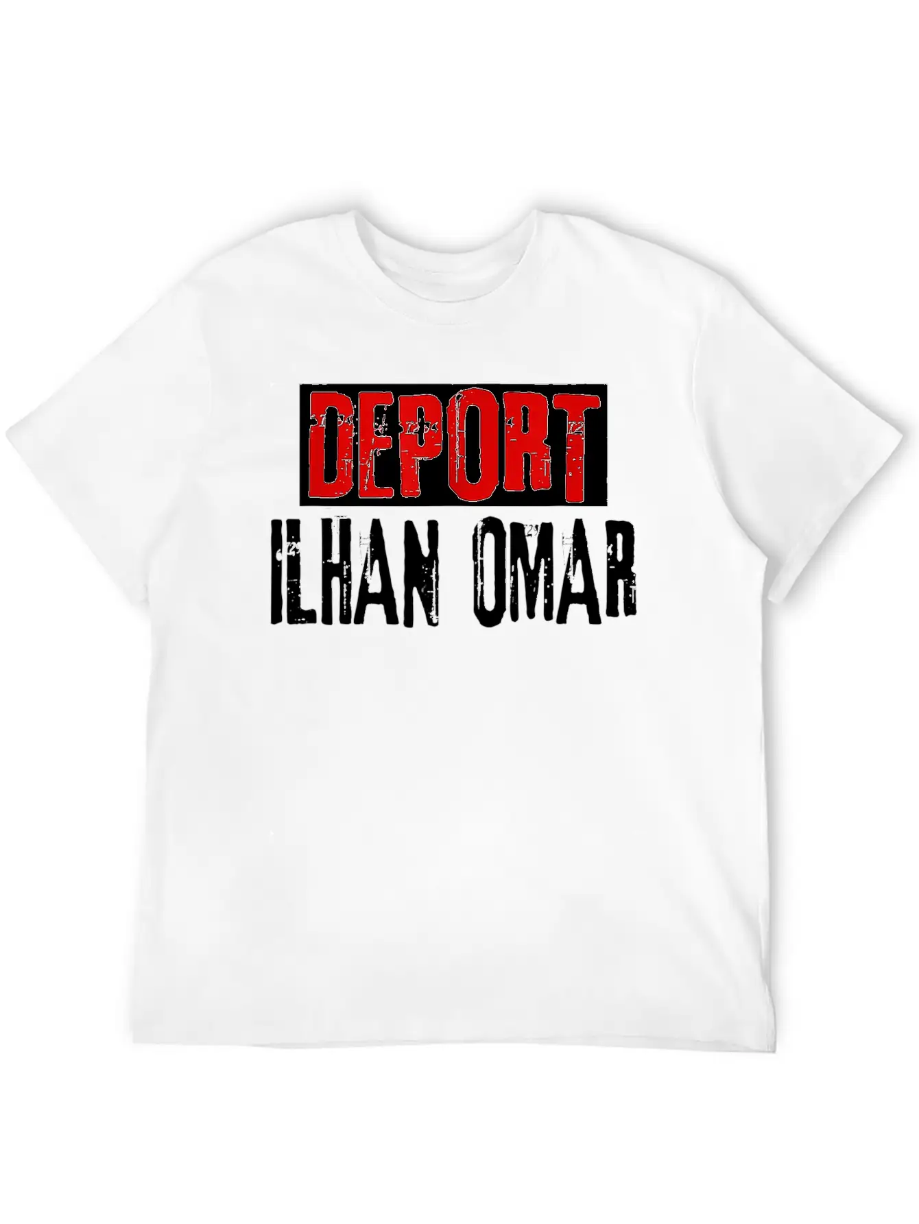 Deport Ilhan Omar Defeat Impeach Arrest Ilhan Omar Unisex Short Sleeve Soft Cotton T-Shirt – Casual Everyday Wear