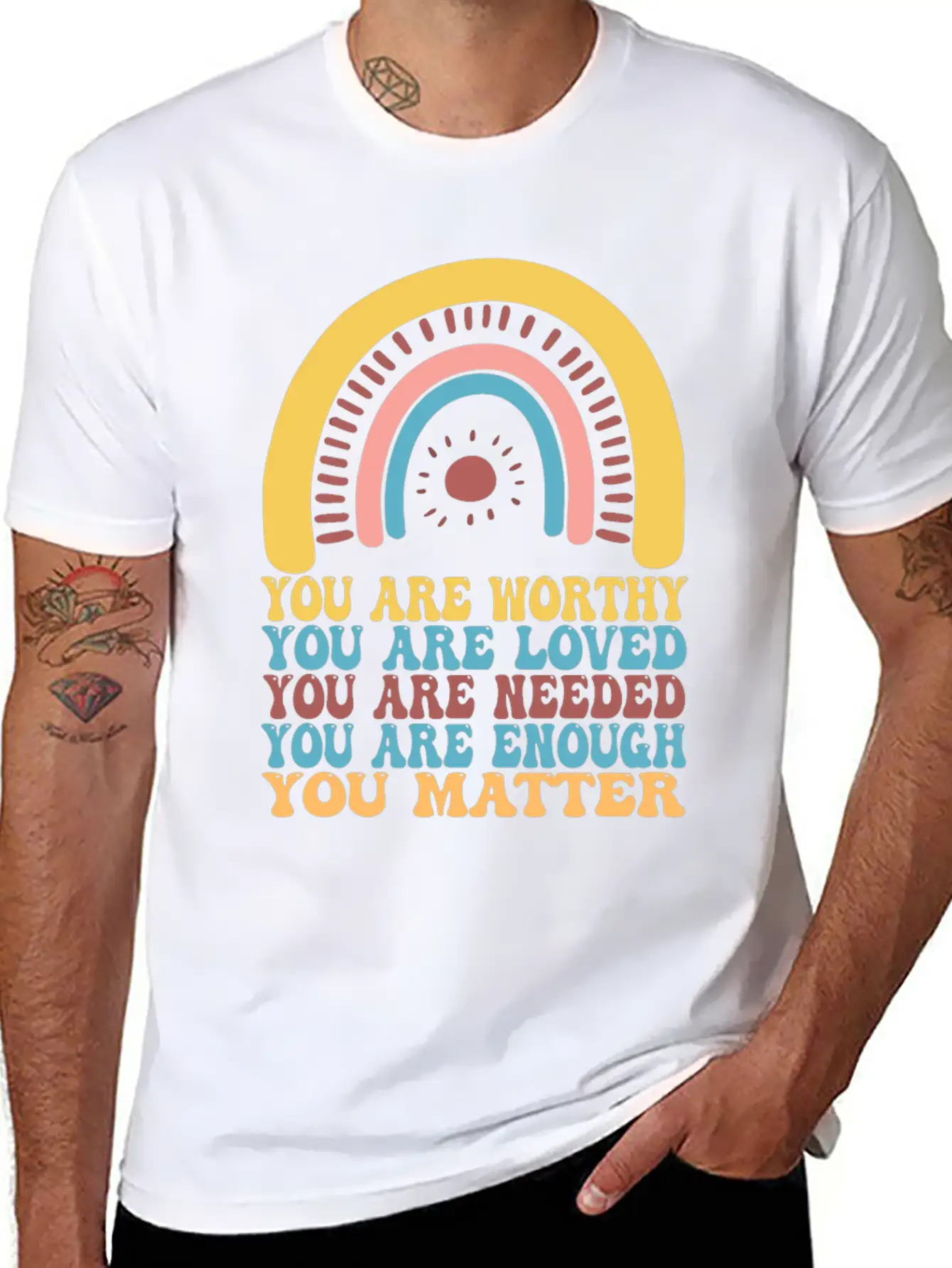 Depression And Bipolar Awareness: Unisex Short Sleeve Soft Cotton T-Shirt – Casual Everyday Wear