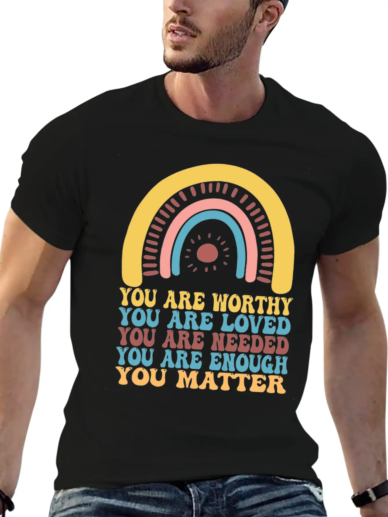 Depression And Bipolar Awareness: Unisex Short Sleeve Soft Cotton T-Shirt – Casual Everyday Wear