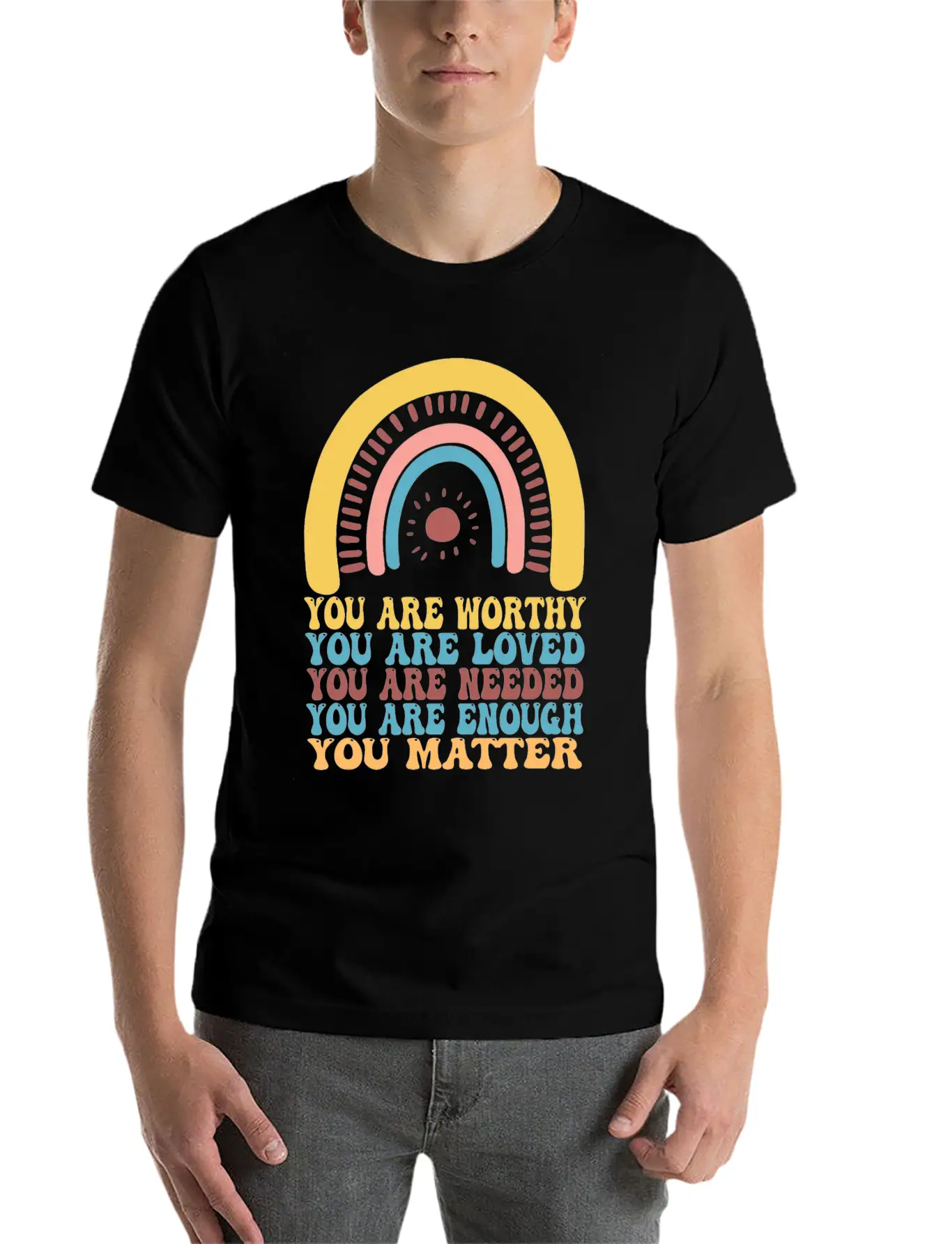 Depression And Bipolar Awareness: Unisex Short Sleeve Soft Cotton T-Shirt – Casual Everyday Wear