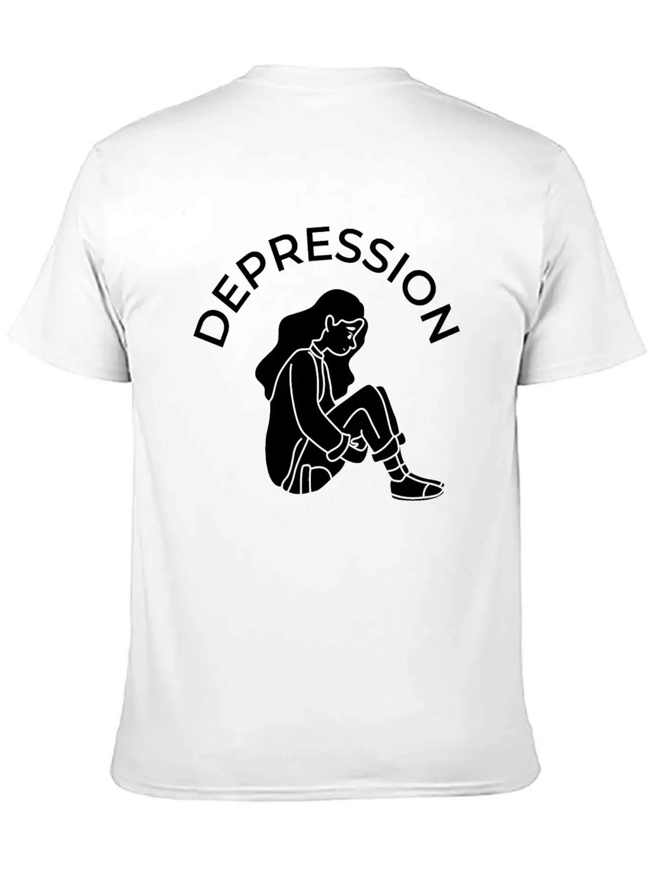 Depression Stylish Everyday T-Shirt – Unisex Basic Cotton Tee