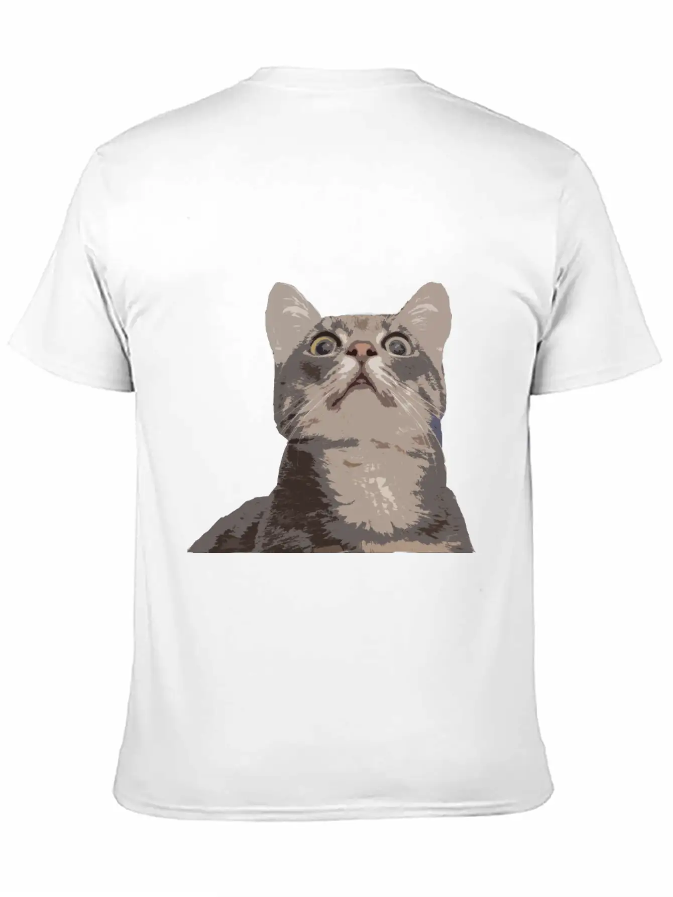 Derp Cat Lolcat Unisex Short Sleeve Soft Cotton T-Shirt – Casual Everyday Wear