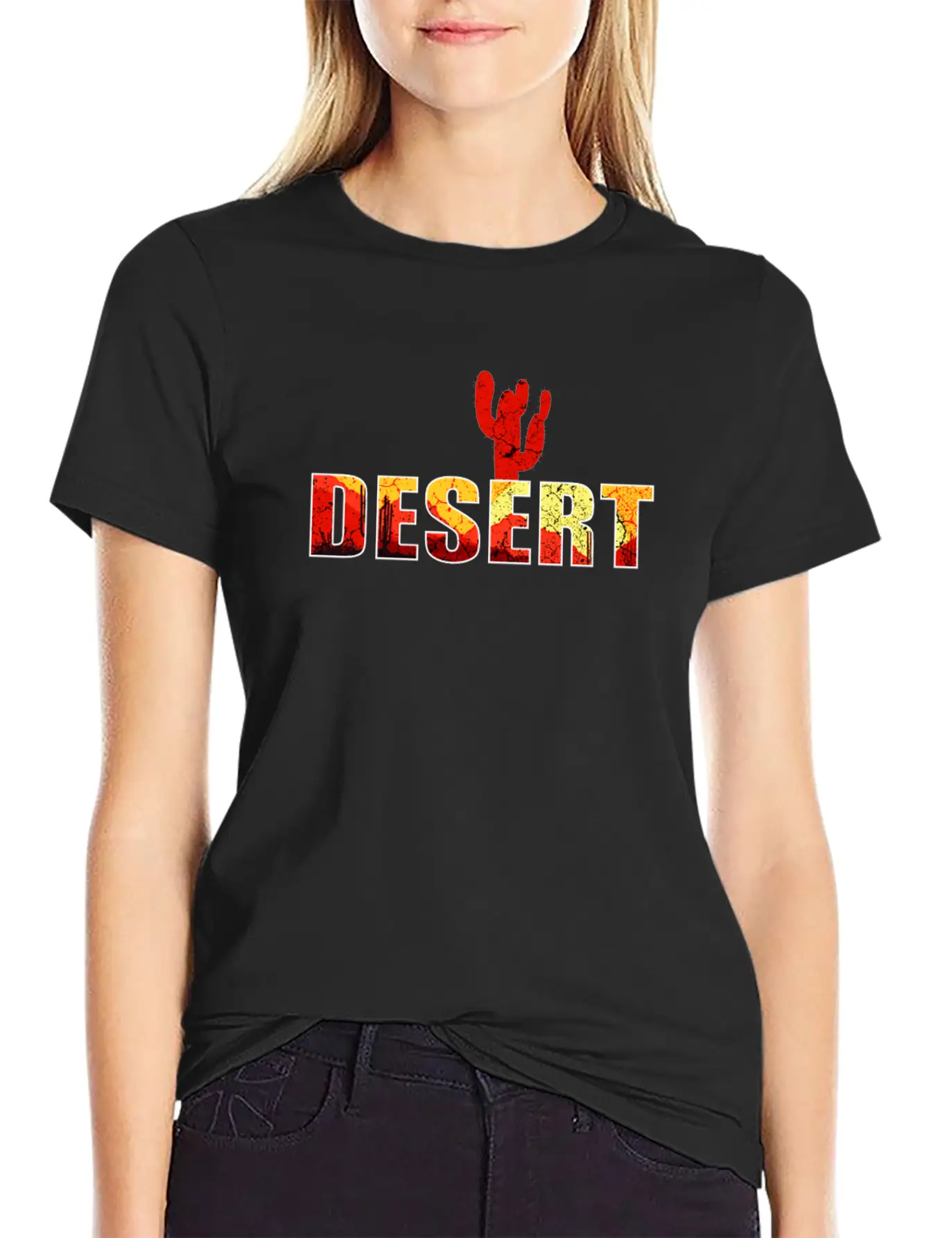 Desert Cactus Vintage Gift Stylish Everyday T-Shirt – Unisex Basic Cotton Tee