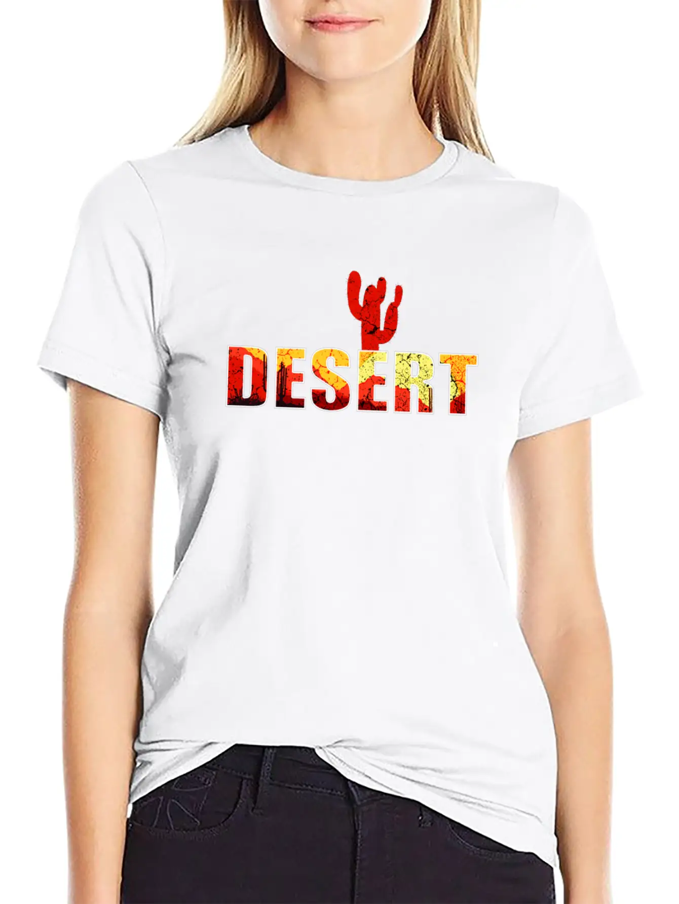 Desert Cactus Vintage Gift Stylish Everyday T-Shirt – Unisex Basic Cotton Tee