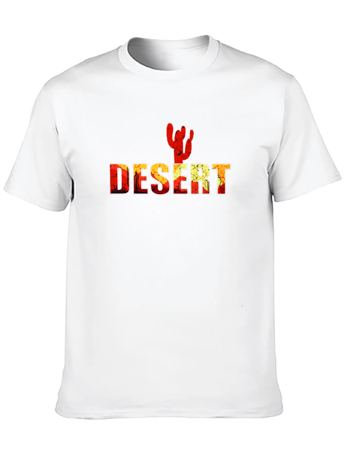 Desert Cactus Vintage Gift Stylish Everyday T-Shirt – Unisex Basic Cotton Tee