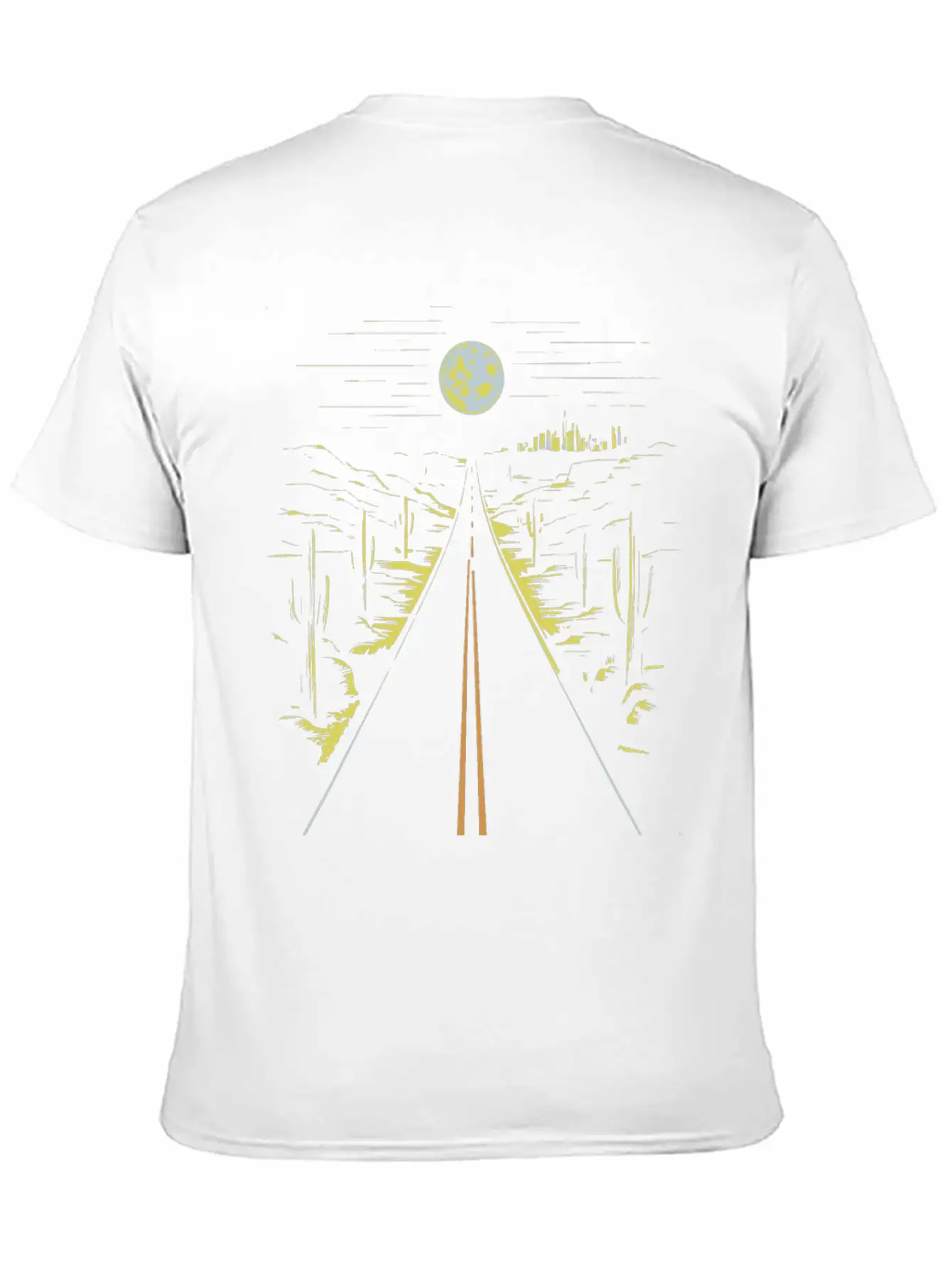 Desert Darlin On A Dark Desert Highway Unisex Short Sleeve Soft Cotton T-Shirt – Casual Everyday Wear